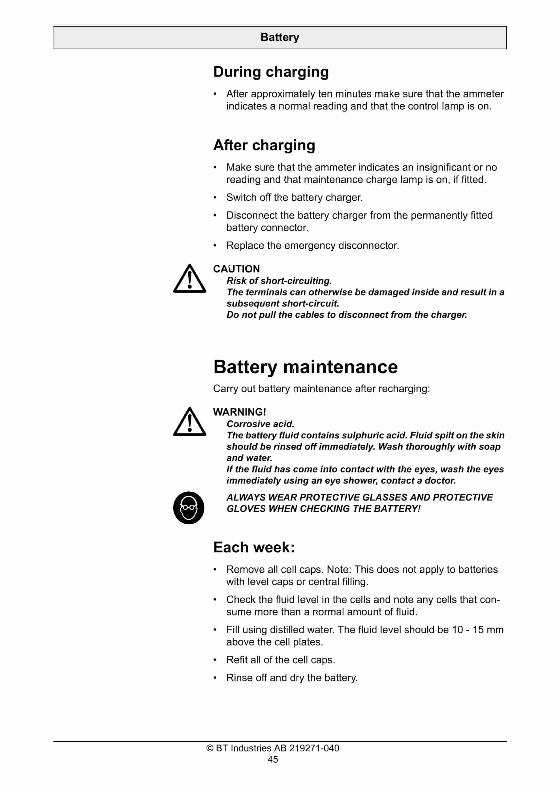 BT OSE120, OSE120P Operator Manual 219271-040 3 BT OSE120, OSE120P Operator Manual 219271-040 - Image 3