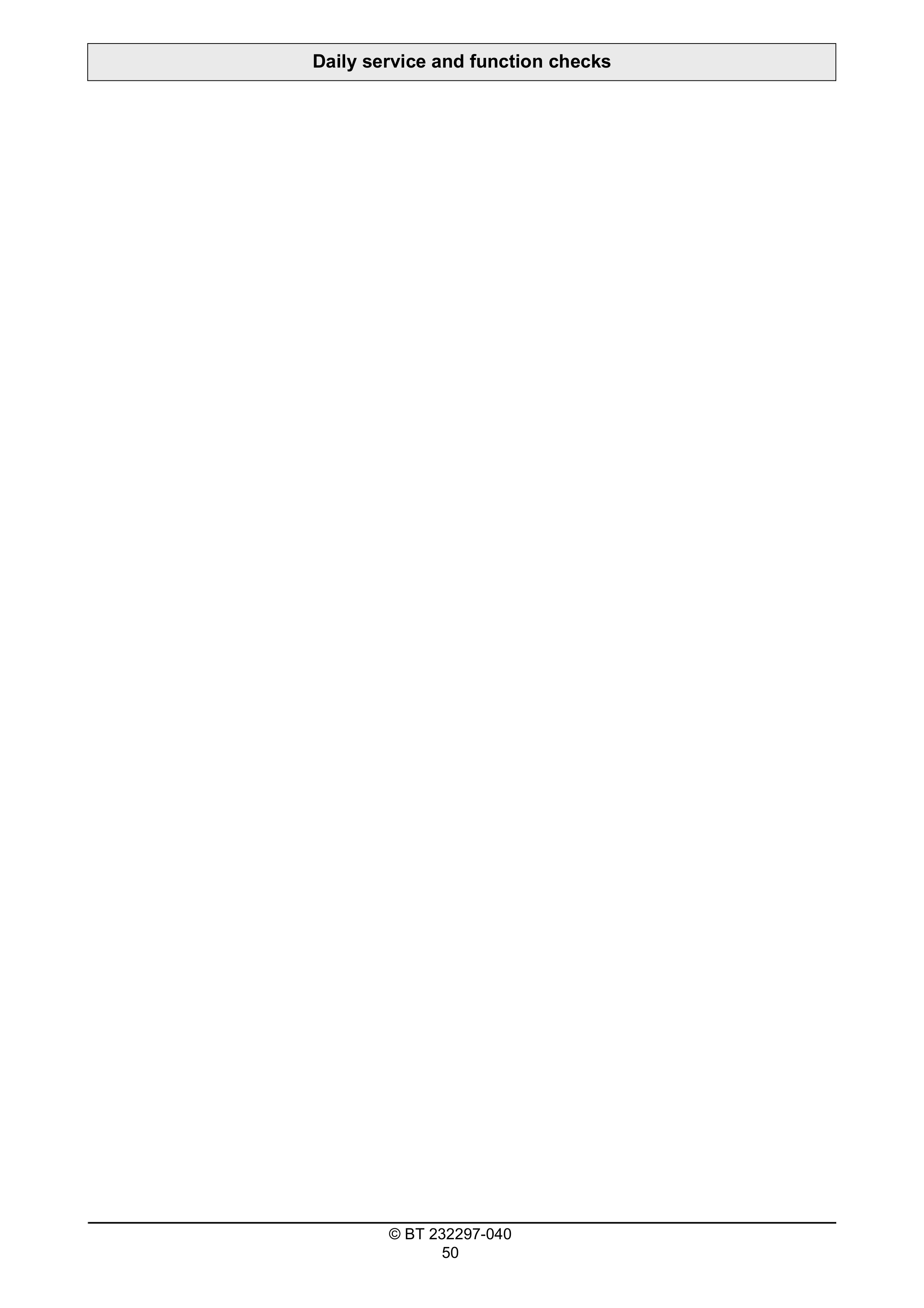 BT OSE250, OSE250P Operator Manual 232297-040 4 BT OSE250, OSE250P Operator Manual 232297-040 - Image 4