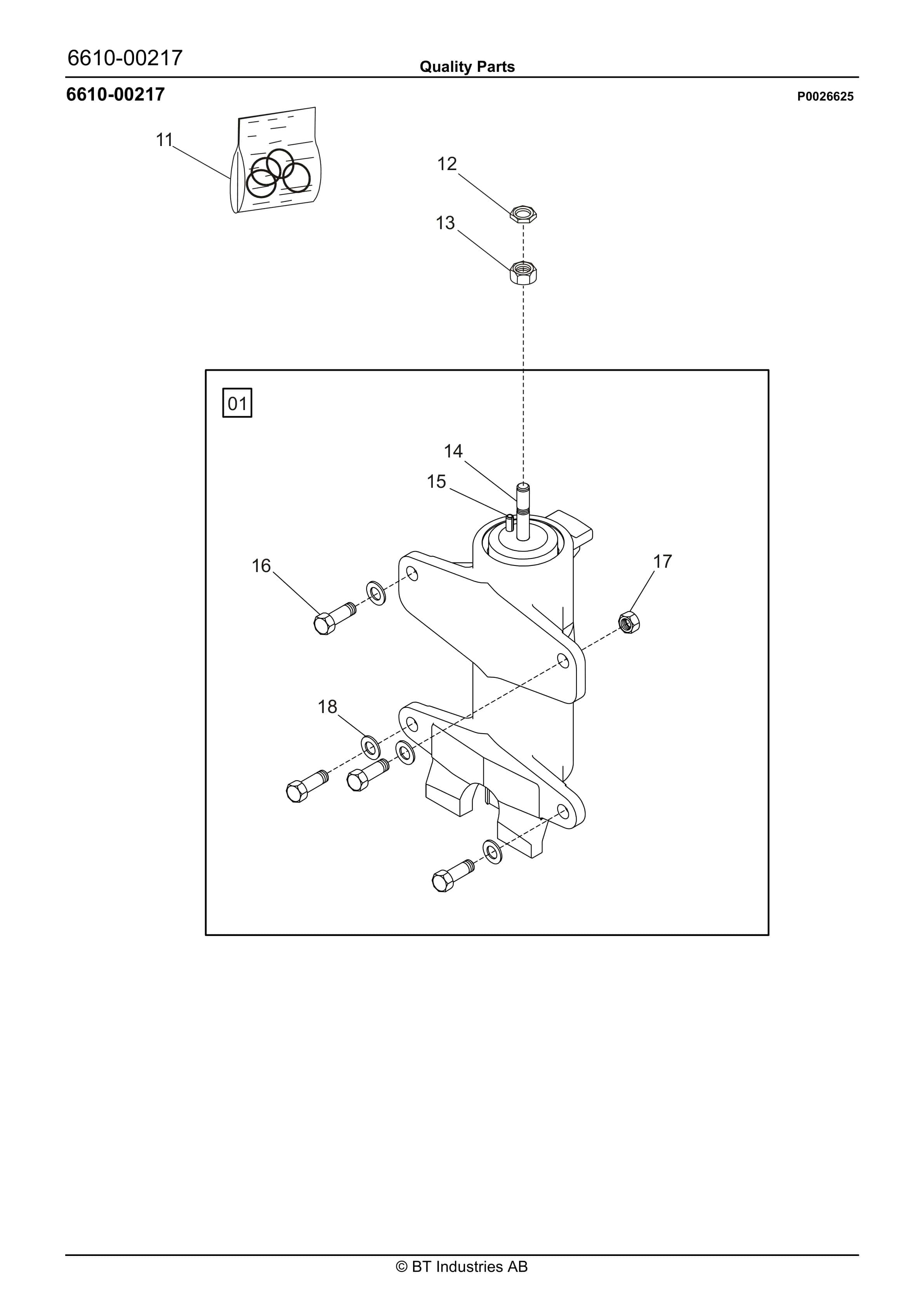 BT OSE250, OSE250P Quality Parts 244870 5 BT OSE250, OSE250P Quality Parts 244870 - Image 5