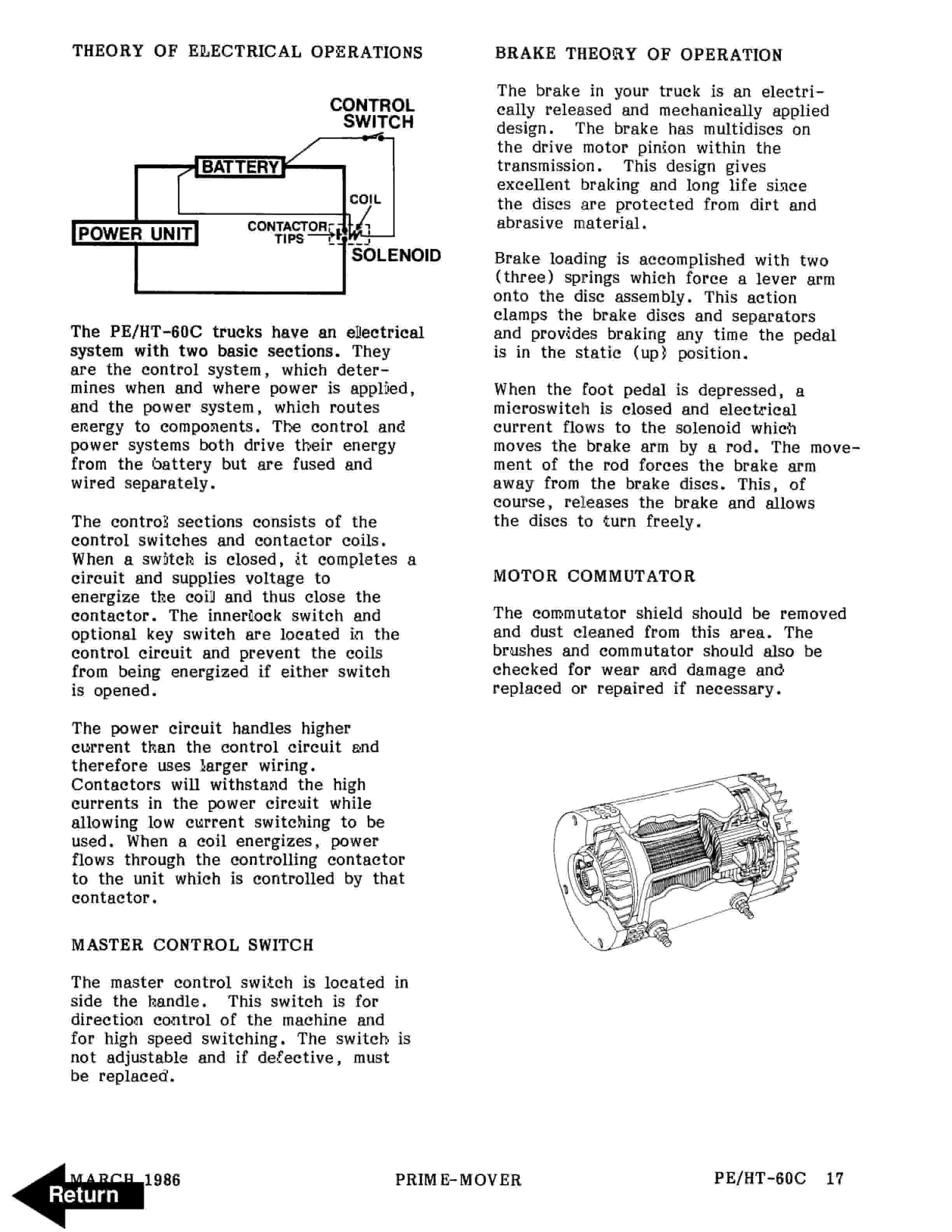 BT PE-60C, HT-60C Electric Center Control Rider Operator Manual 300329-000 5 BT PE-60C, HT-60C Electric Center Control Rider Operator Manual 300329-000 - Image 5