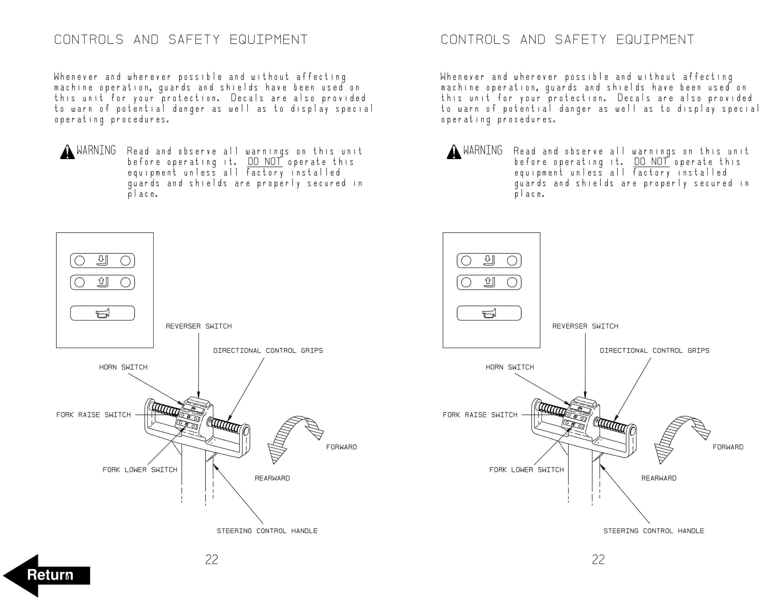 Alternative view of BT PMX-1 Electric Pallet Truck Operator Manual 300390-000