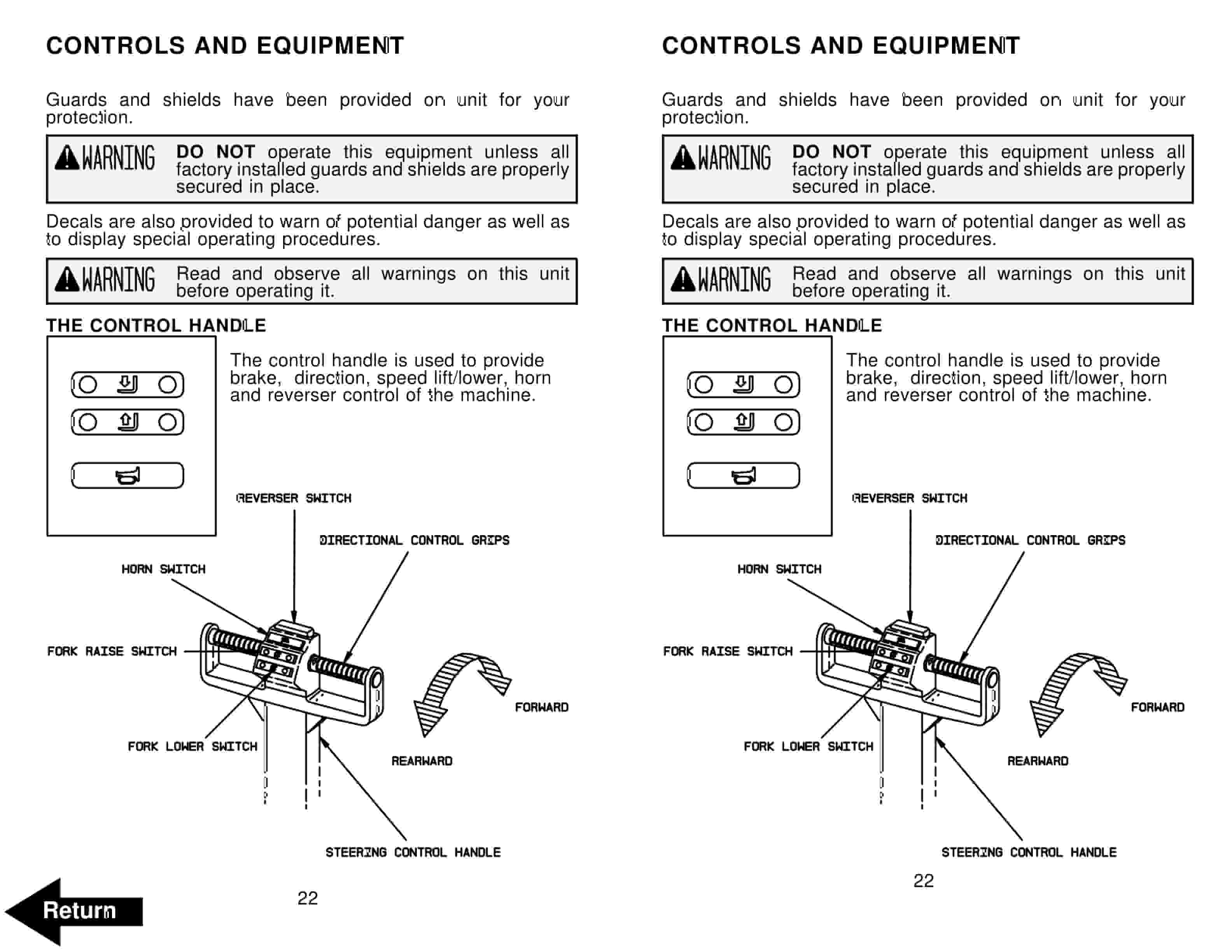 Alternative view of BT PMX Electric Pallet Truck Operator Manual 300447-000
