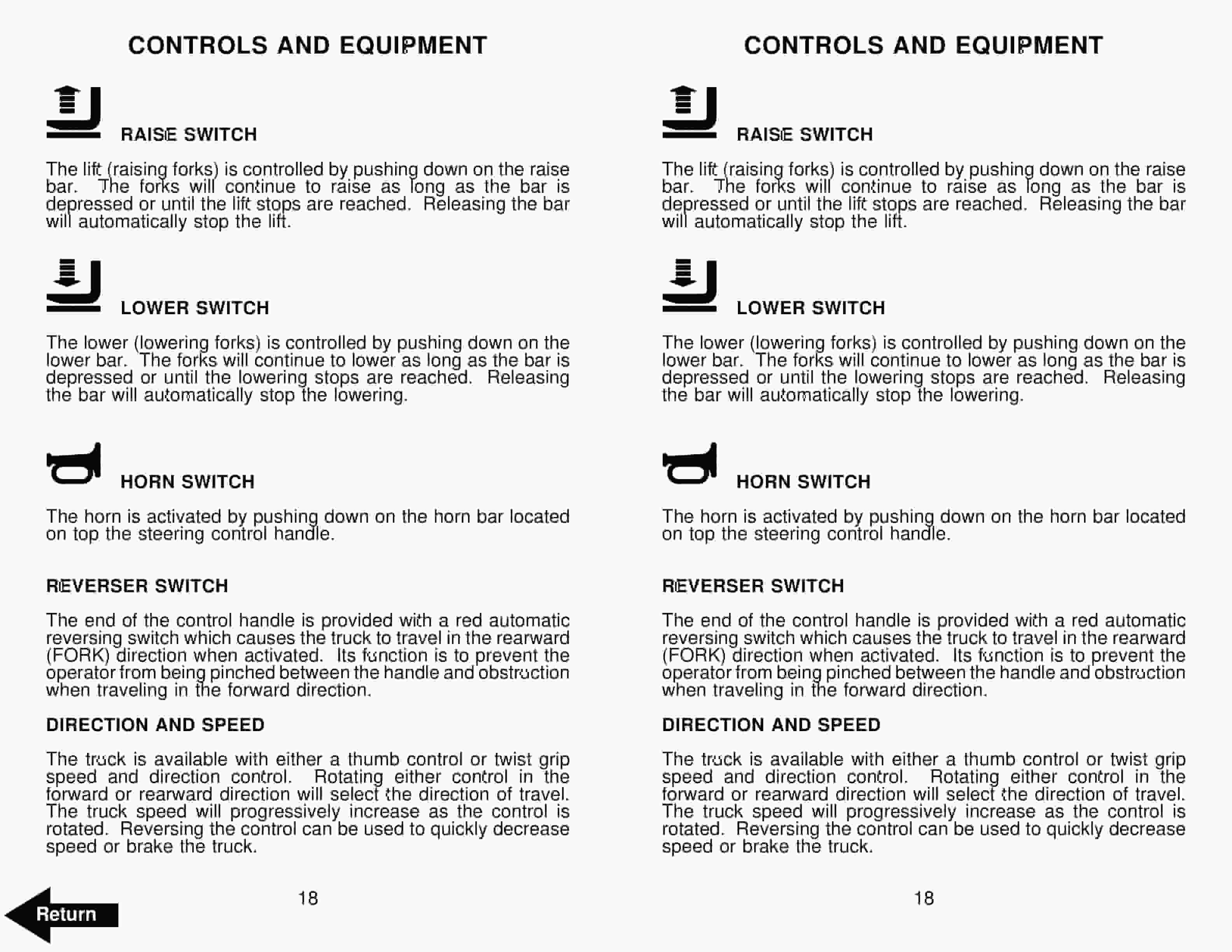 Alternative view of BT PMX Electric Pallet Truck Operator Manual 302264-000