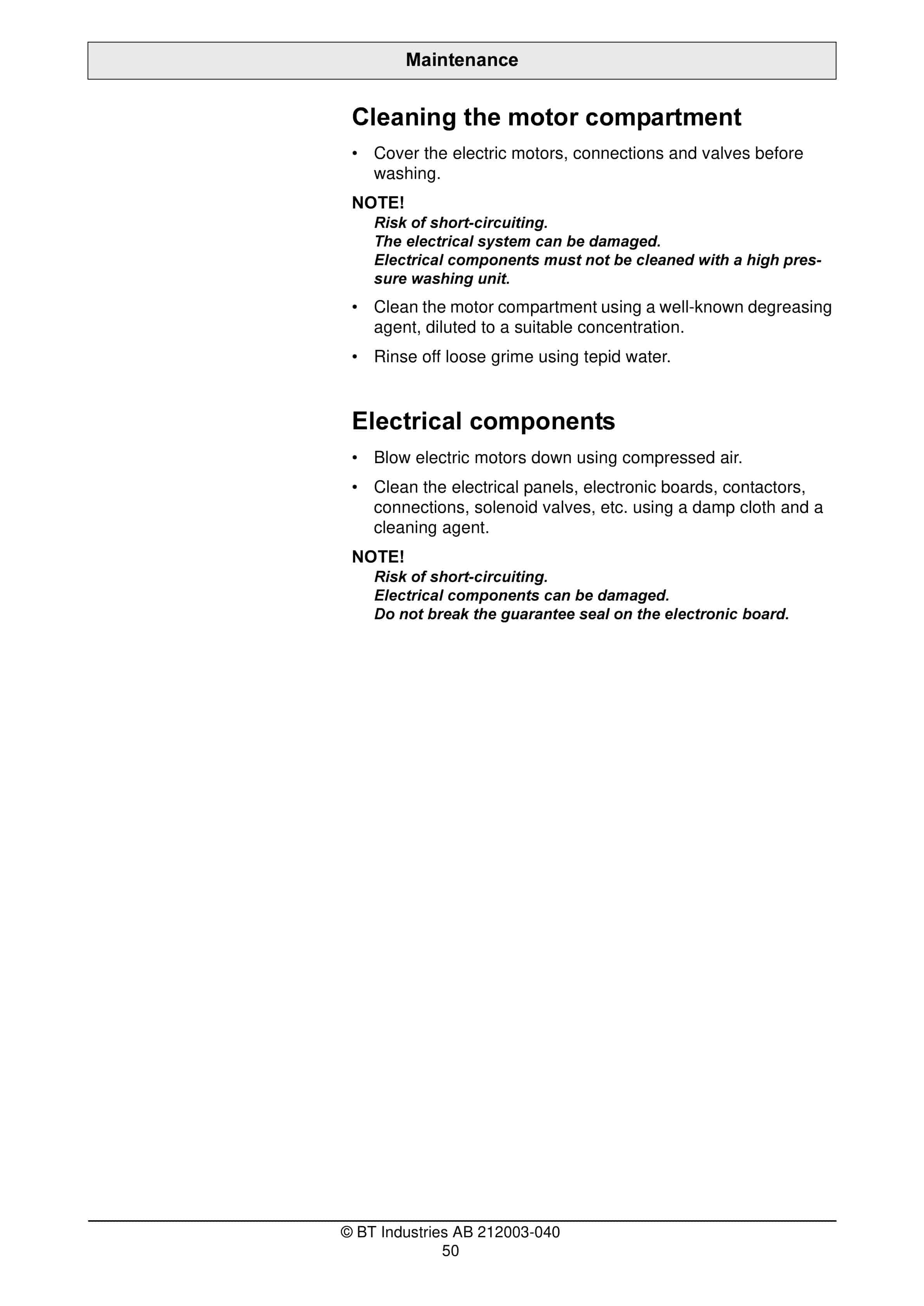 BT PPH 1600MX C.P Operator Manual 212003-040 5 BT PPH 1600MX C.P Operator Manual 212003-040 - Image 5