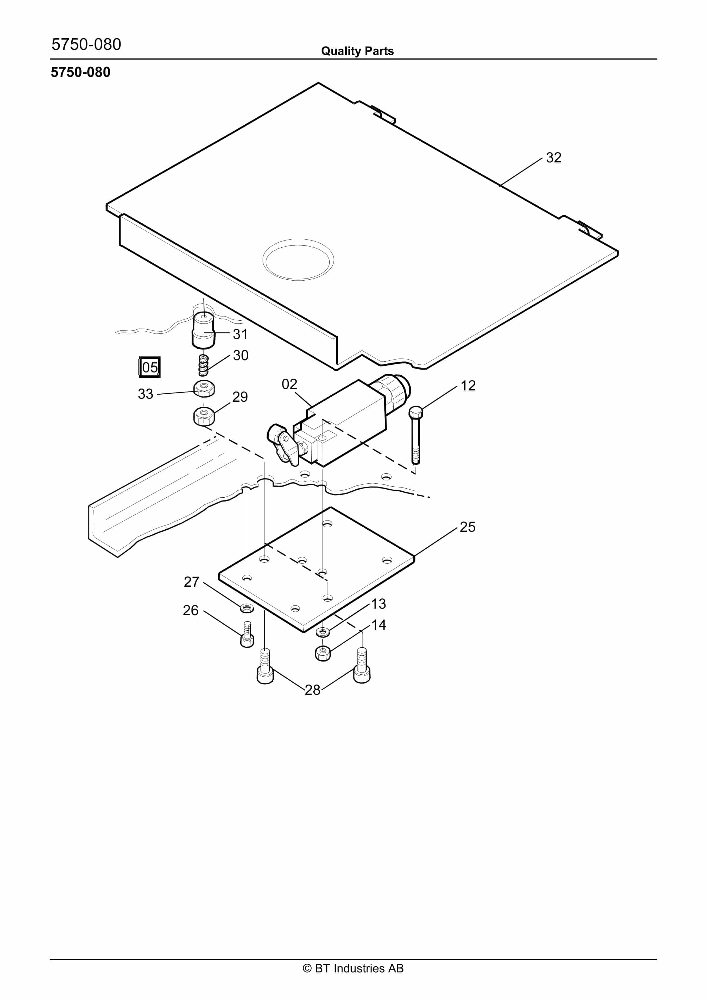 BT PPO 1500 MX Quality Parts 177328 5 BT PPO 1500 MX Quality Parts 177328 - Image 5