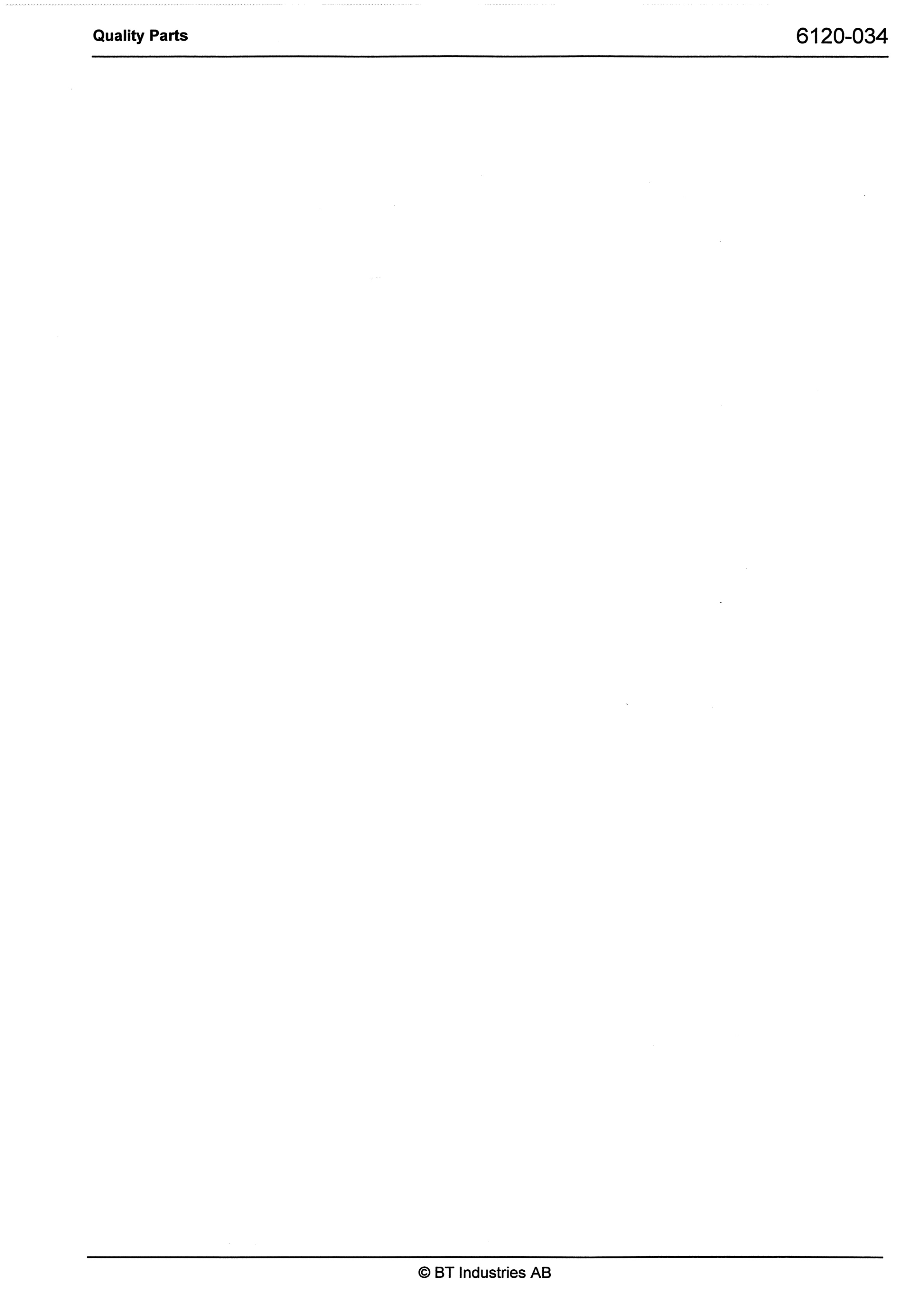 BT PPS 1200 MXS Quality Parts 152510 5 BT PPS 1200 MXS Quality Parts 152510-5