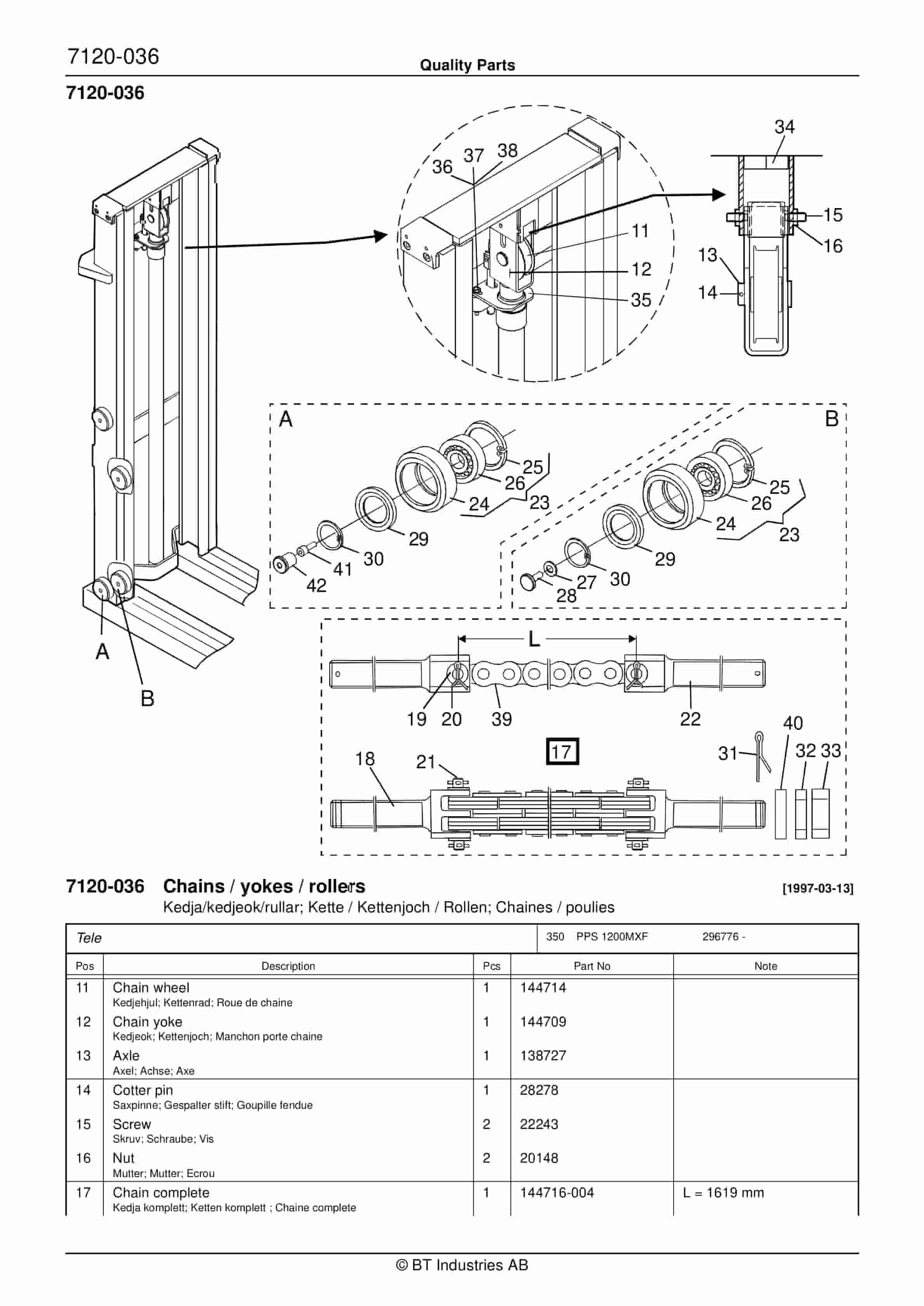 BT PPS 1200MXF Quality Parts 178358 4 BT PPS 1200MXF Quality Parts 178358 - Image 4