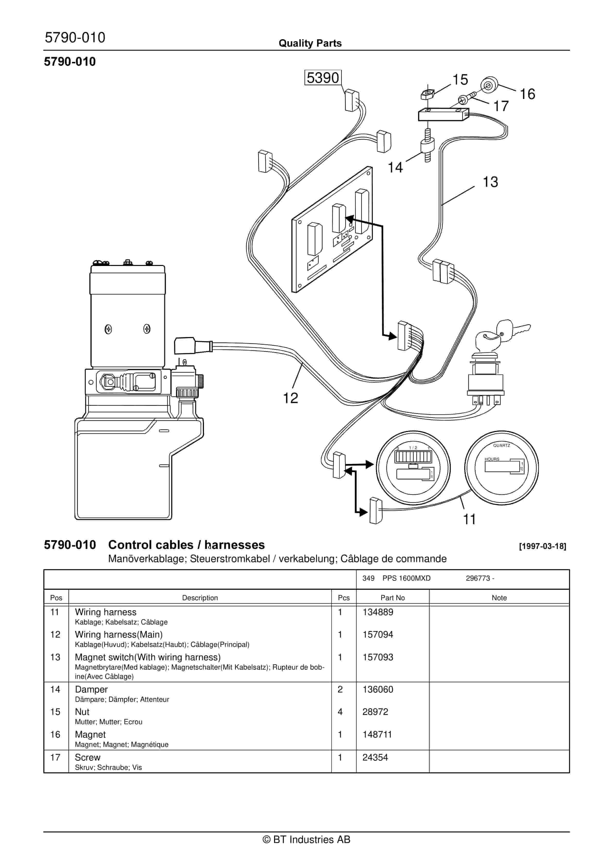 BT PPS 1600MXD Quality Parts 161980 5 BT PPS 1600MXD Quality Parts 161980 - Image 5