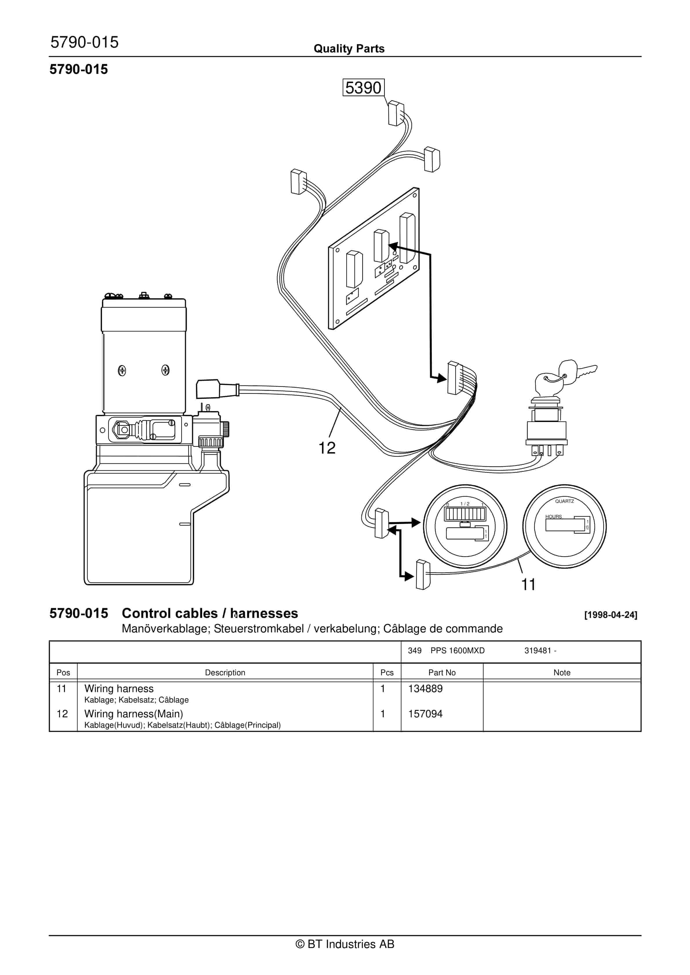 BT PPS 1600MXD Quality Parts 163531 5 BT PPS 1600MXD Quality Parts 163531 - Image 5