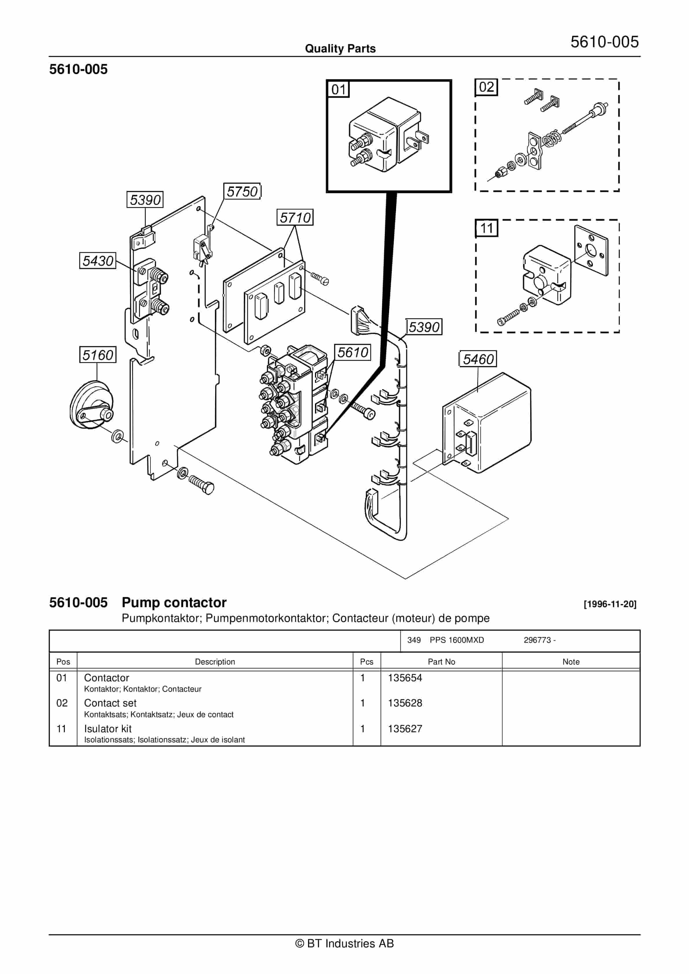 BT PPS 1600MXD Quality Parts 174371 3 BT PPS 1600MXD Quality Parts 174371 - Image 3