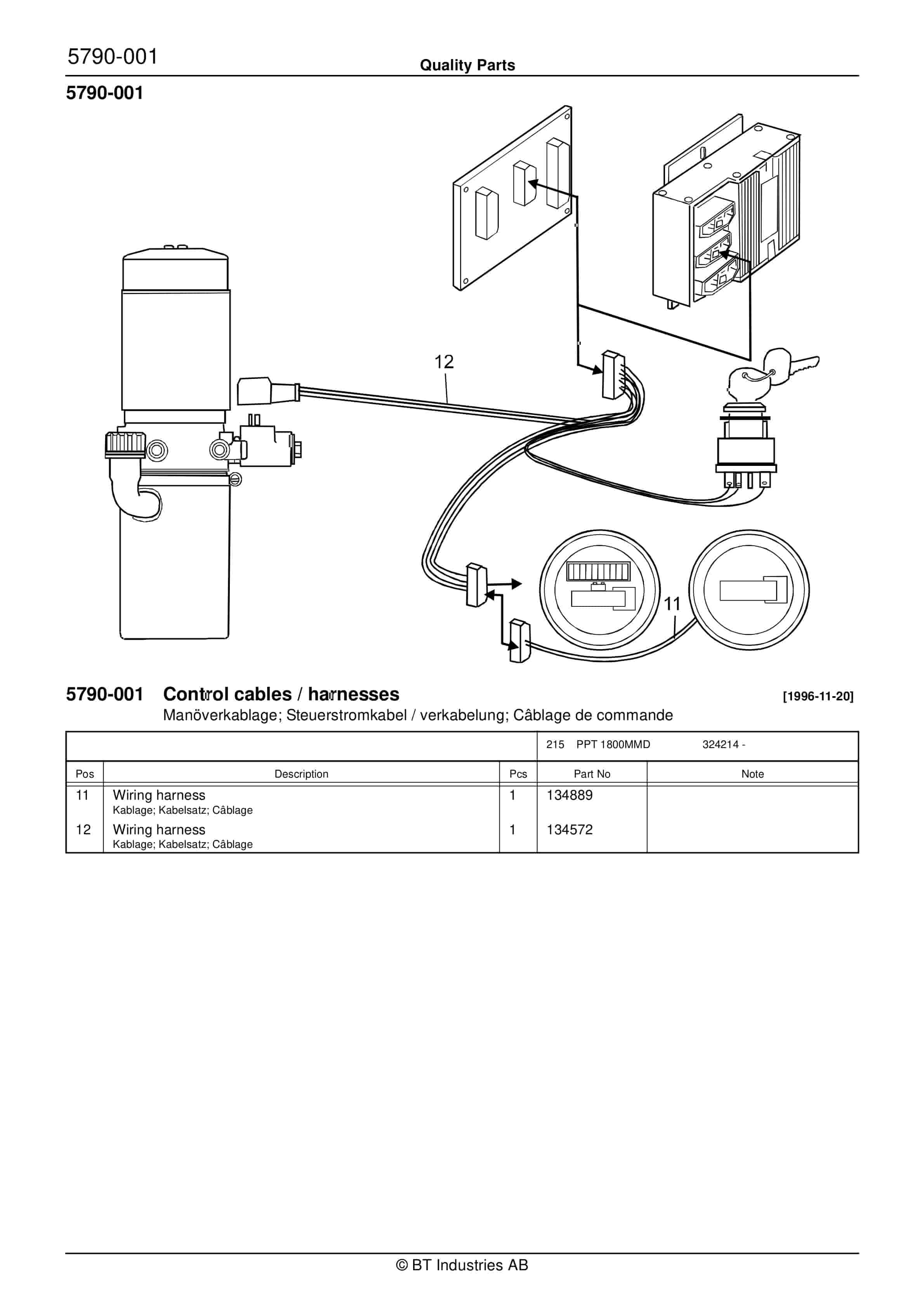 BT PPT 1800MMD Quality Parts 169994 4 BT PPT 1800MMD Quality Parts 169994 - Image 4