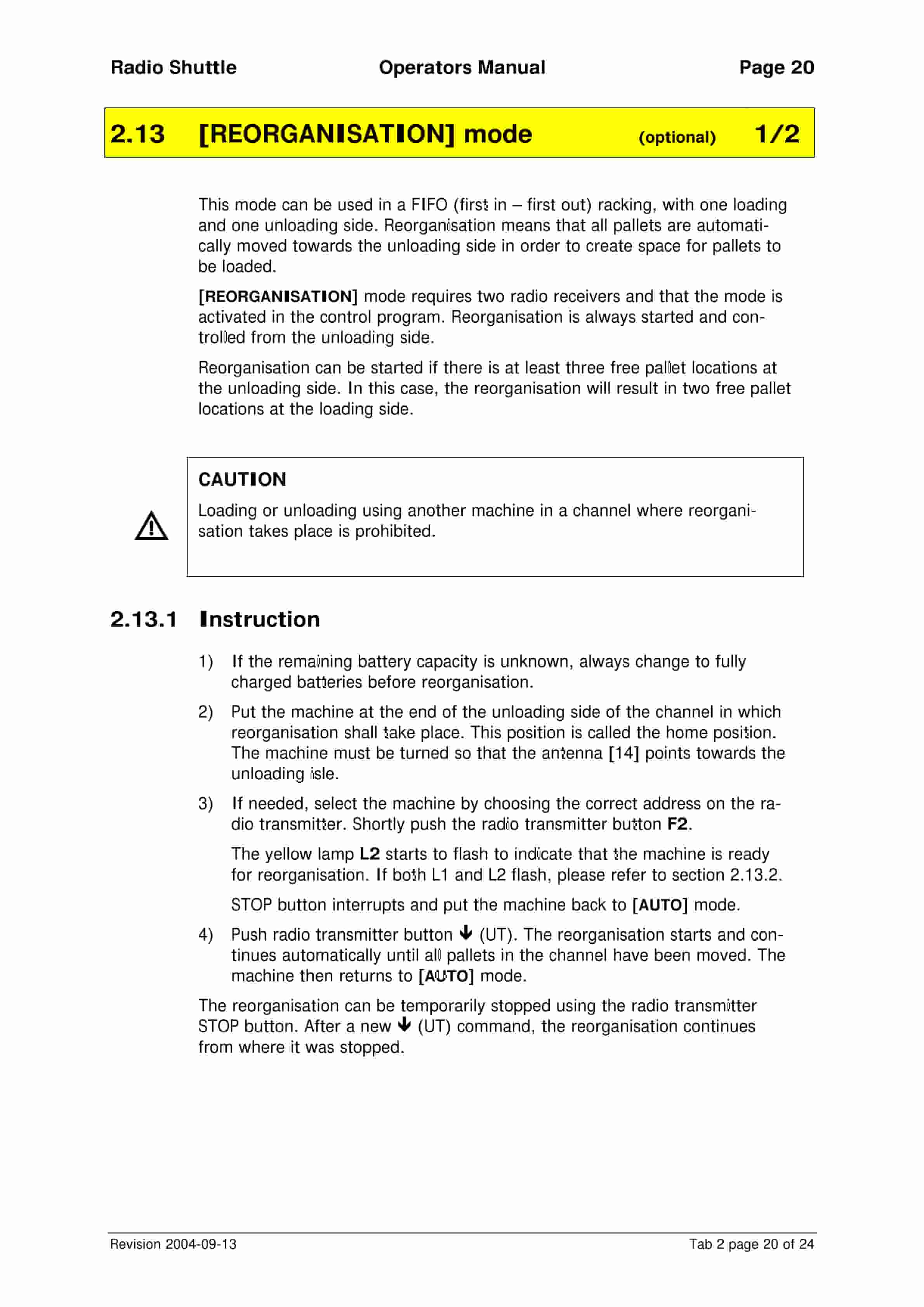 BT Radio Shuttle RS88 Operator Manual 5 BT Radio Shuttle RS88 Operator Manual-5
