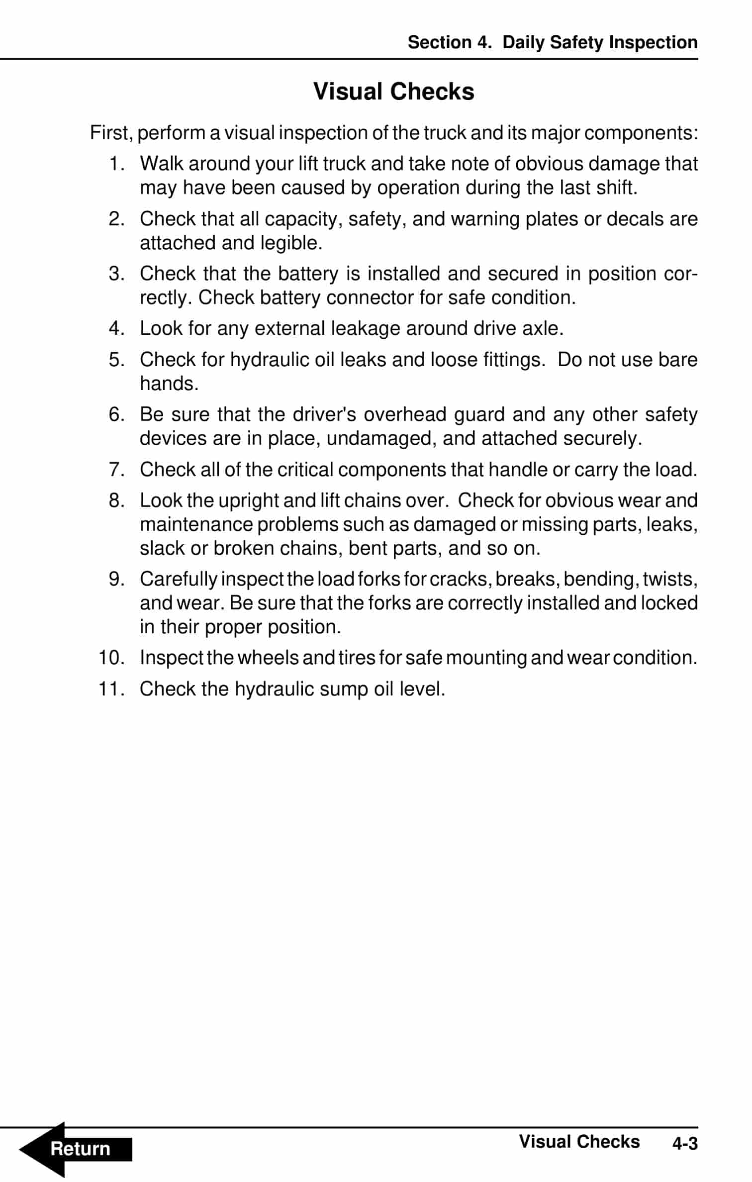 Alternative view of BT RCX Electric Stand-Up Rider Truck Operator Manual 304419-000
