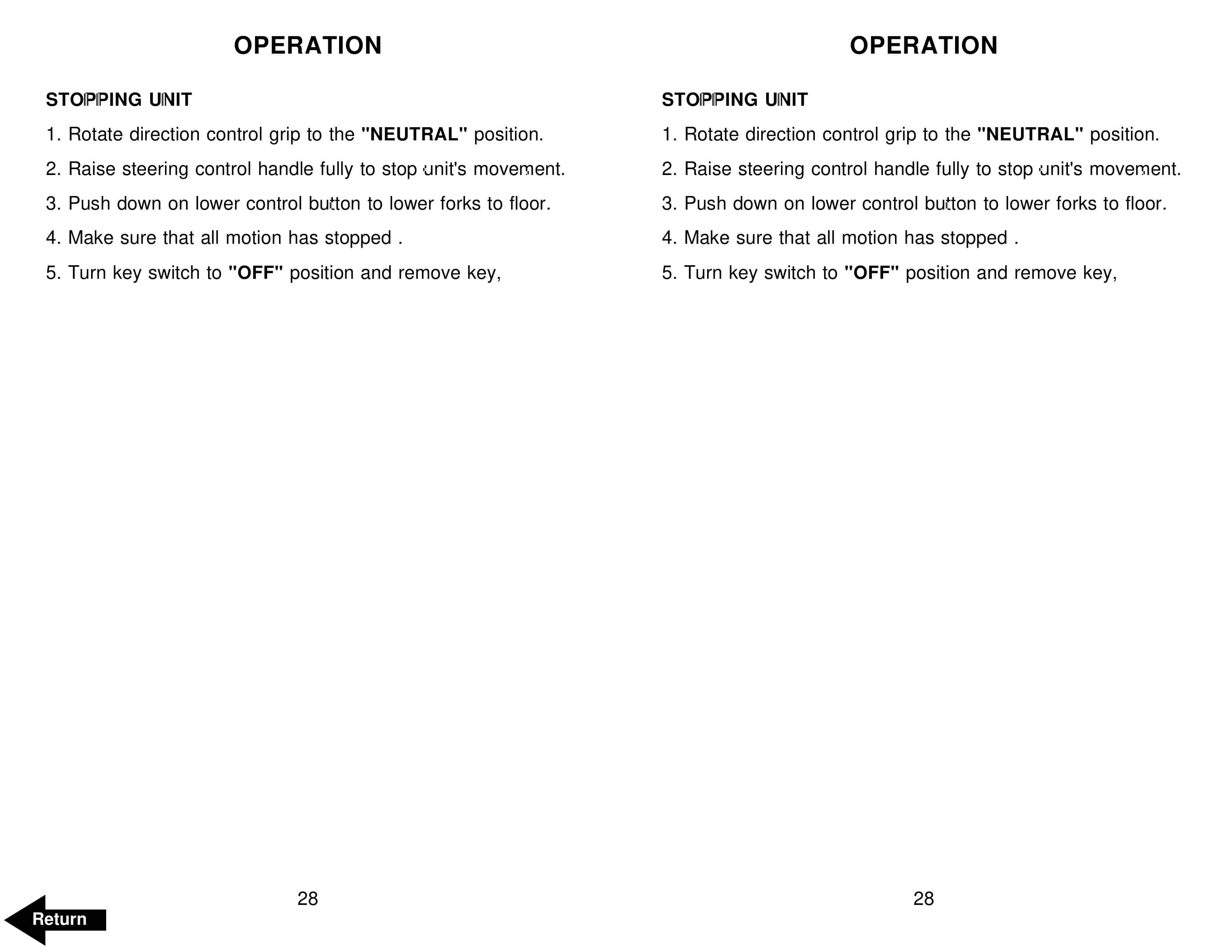 BT RMX, HMX Electric Low Lift Pallet Truck Operator Manual 302063-001 5 BT RMX, HMX Electric Low Lift Pallet Truck Operator Manual 302063-001 - Image 5