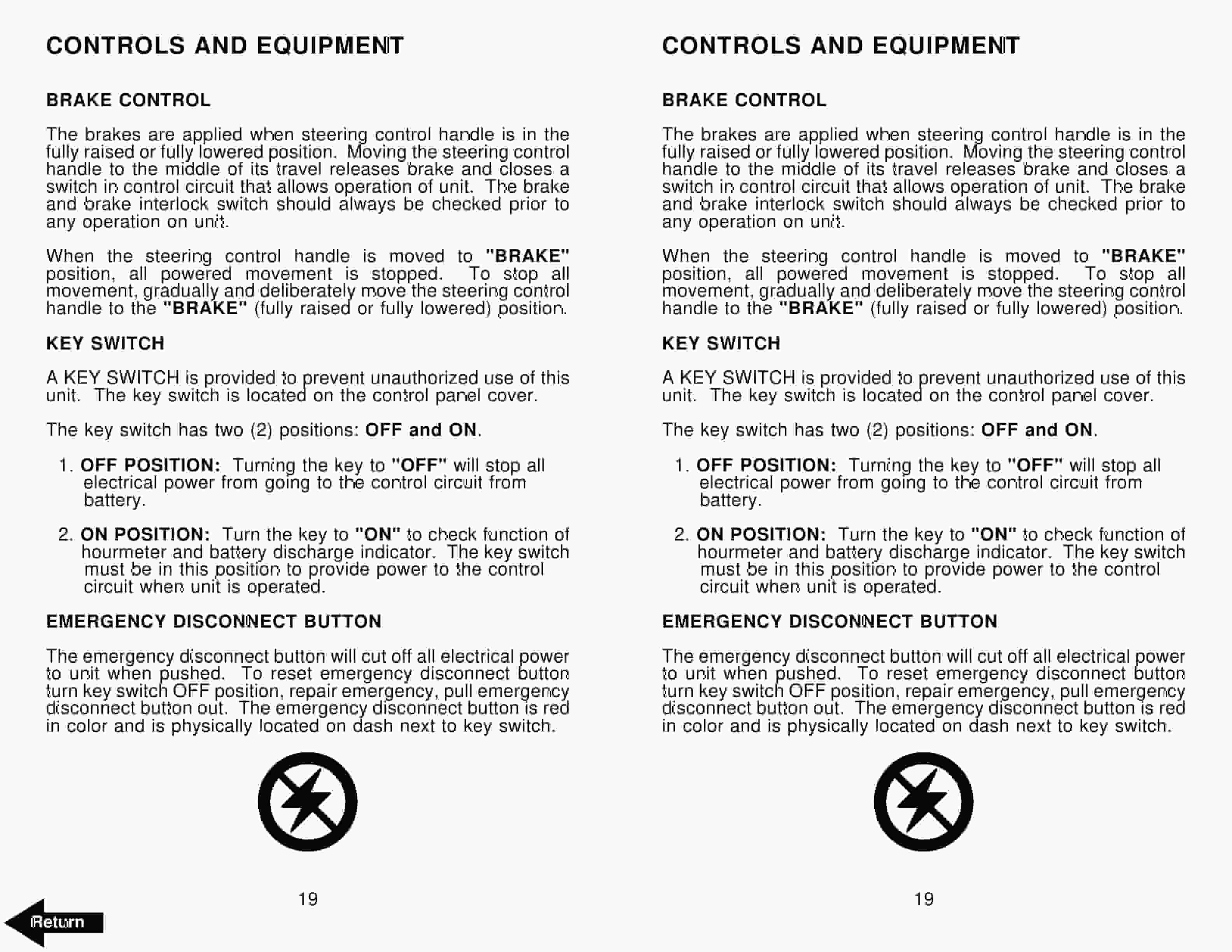 Alternative view of BT RMX, HMX Electric Low Lift Pallet Truck Operator Manual 9402 302063-000