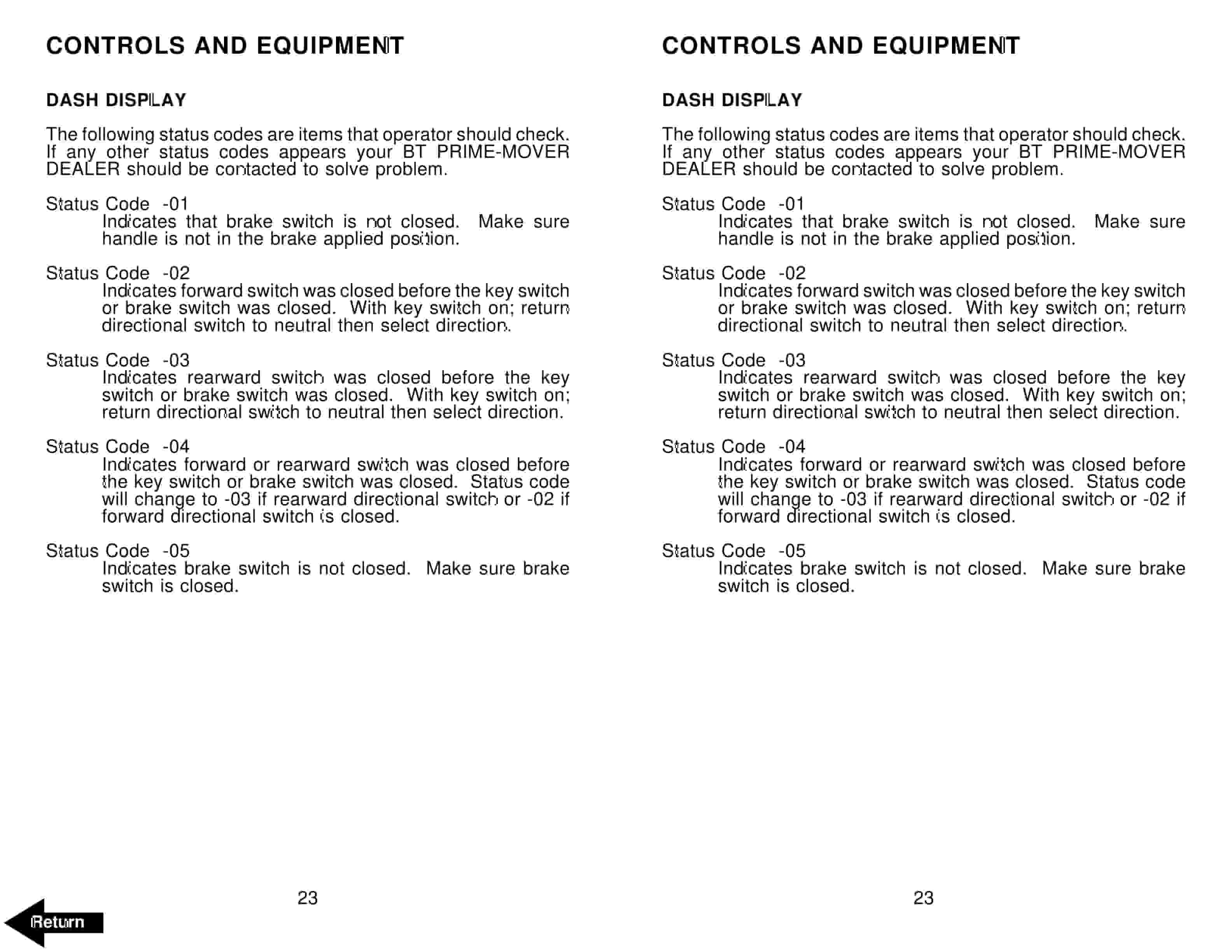 BT RMX, HMX Electric Low Lift Pallet Truck Operator Manual 9402 302063-000 3 BT RMX, HMX Electric Low Lift Pallet Truck Operator Manual 9402 302063-000 - Image 3
