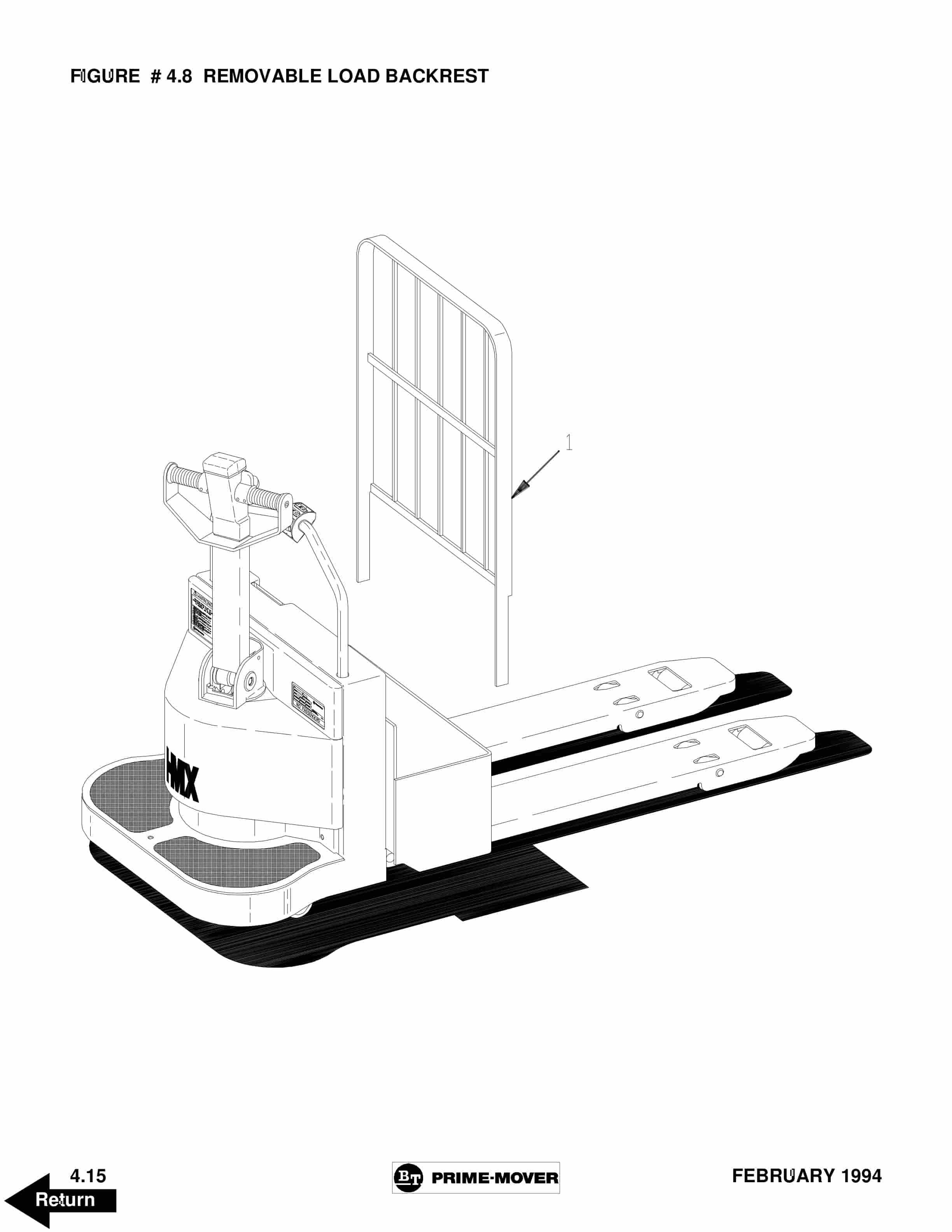 BT RMX, HMX Electric Low Lift Pallet Truck Parts Manual 302064-000 5 BT RMX, HMX Electric Low Lift Pallet Truck Parts Manual 302064-000 - Image 5