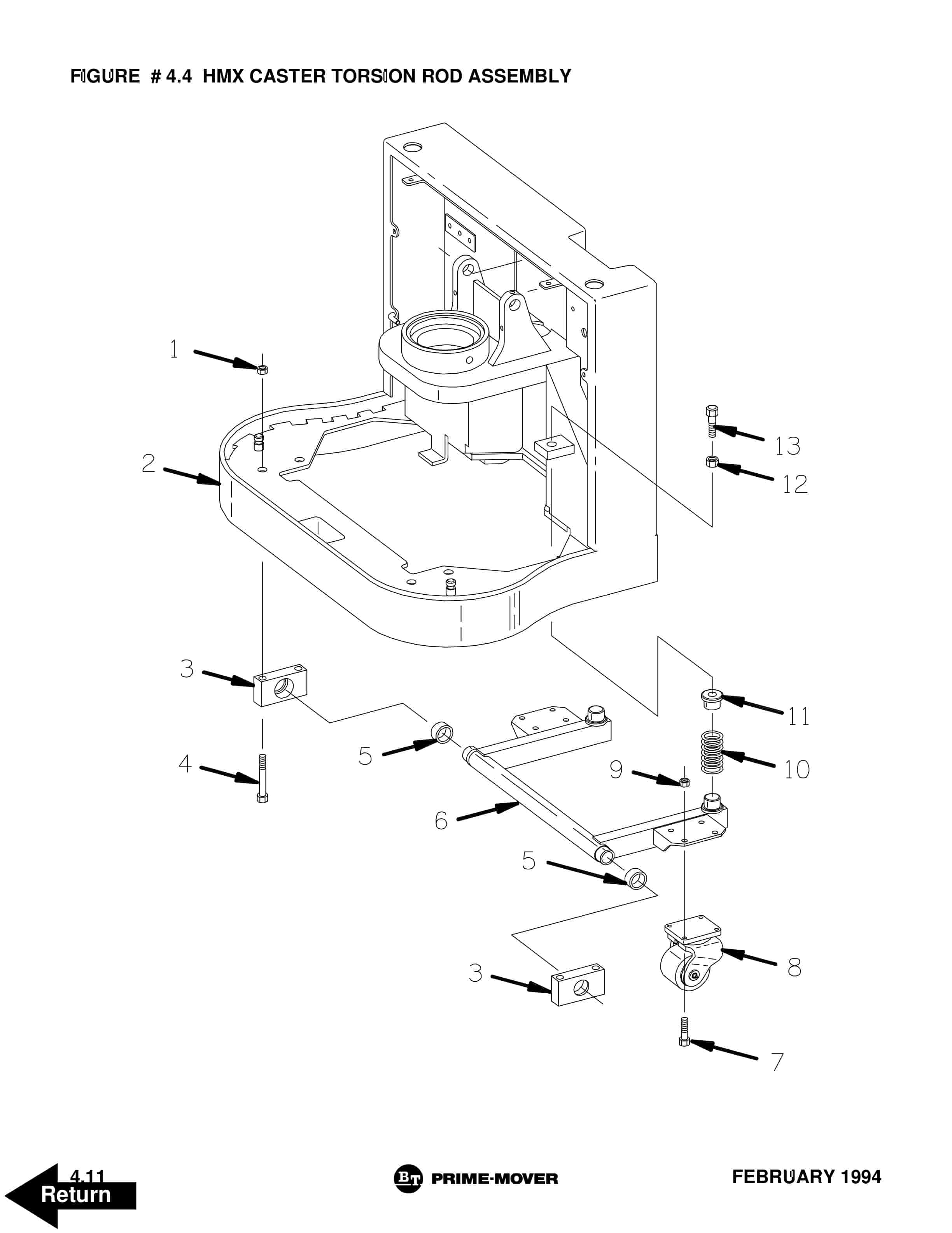 BT RMX, HMX Electric Low Lift Pallet Truck Parts Manual 302064-001 5 BT RMX, HMX Electric Low Lift Pallet Truck Parts Manual 302064-001 - Image 5