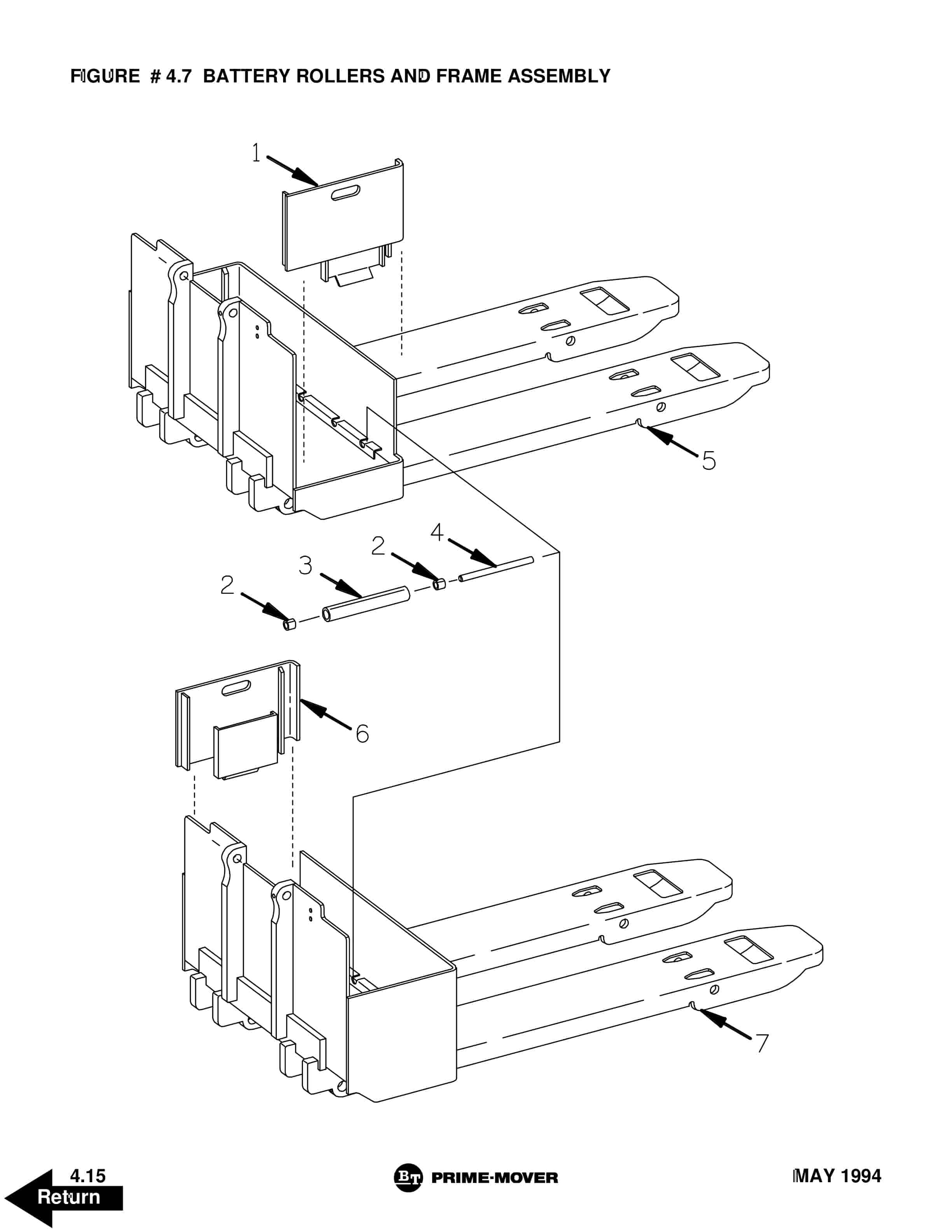 BT RMX, HMX Electric Low Lift Pallet Truck Parts Manual 302064-003 4 BT RMX, HMX Electric Low Lift Pallet Truck Parts Manual 302064-003 - Image 4