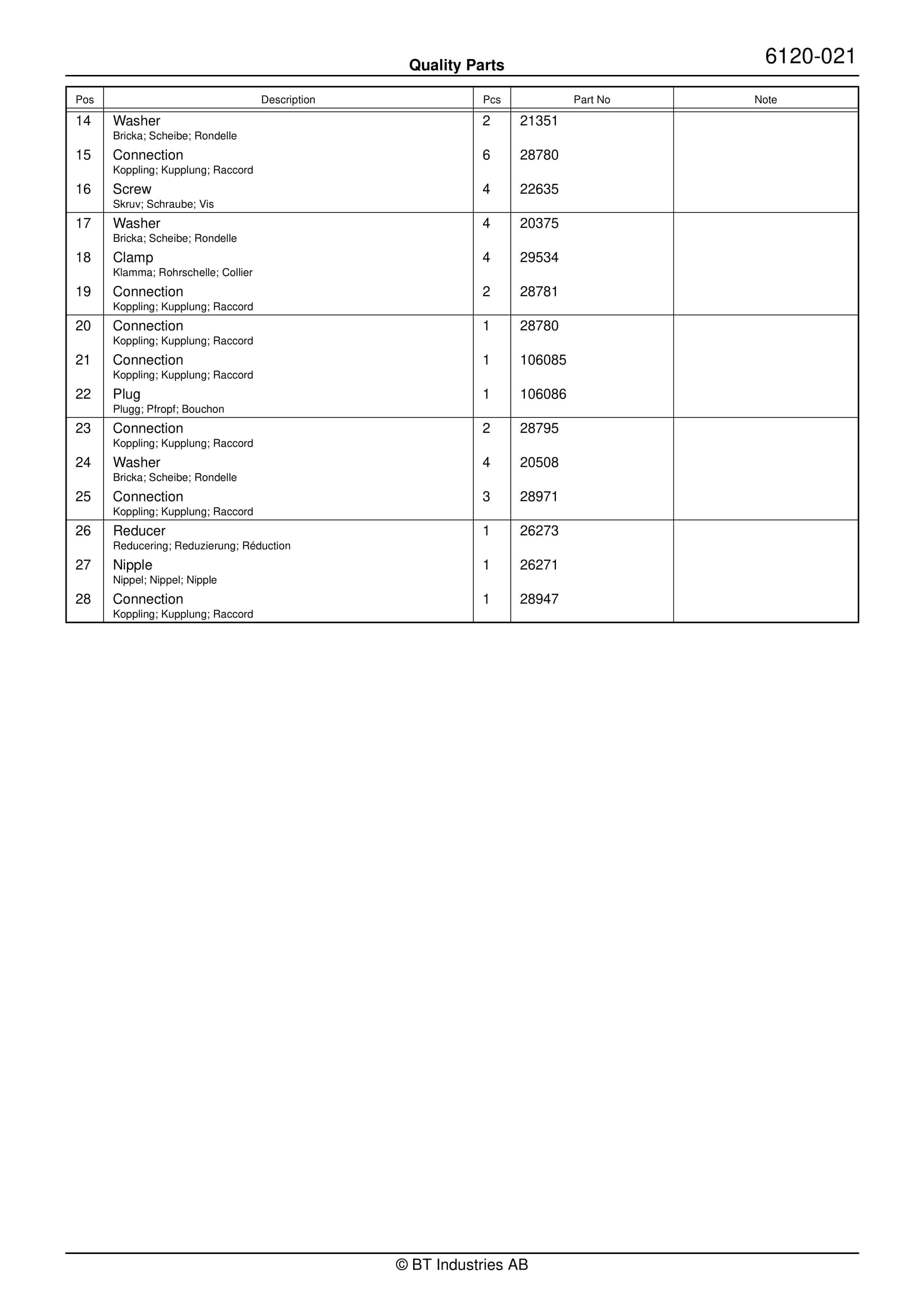 BT RR 1.0 Quality Parts 150697 3 BT RR 1.0 Quality Parts 150697 - Image 3
