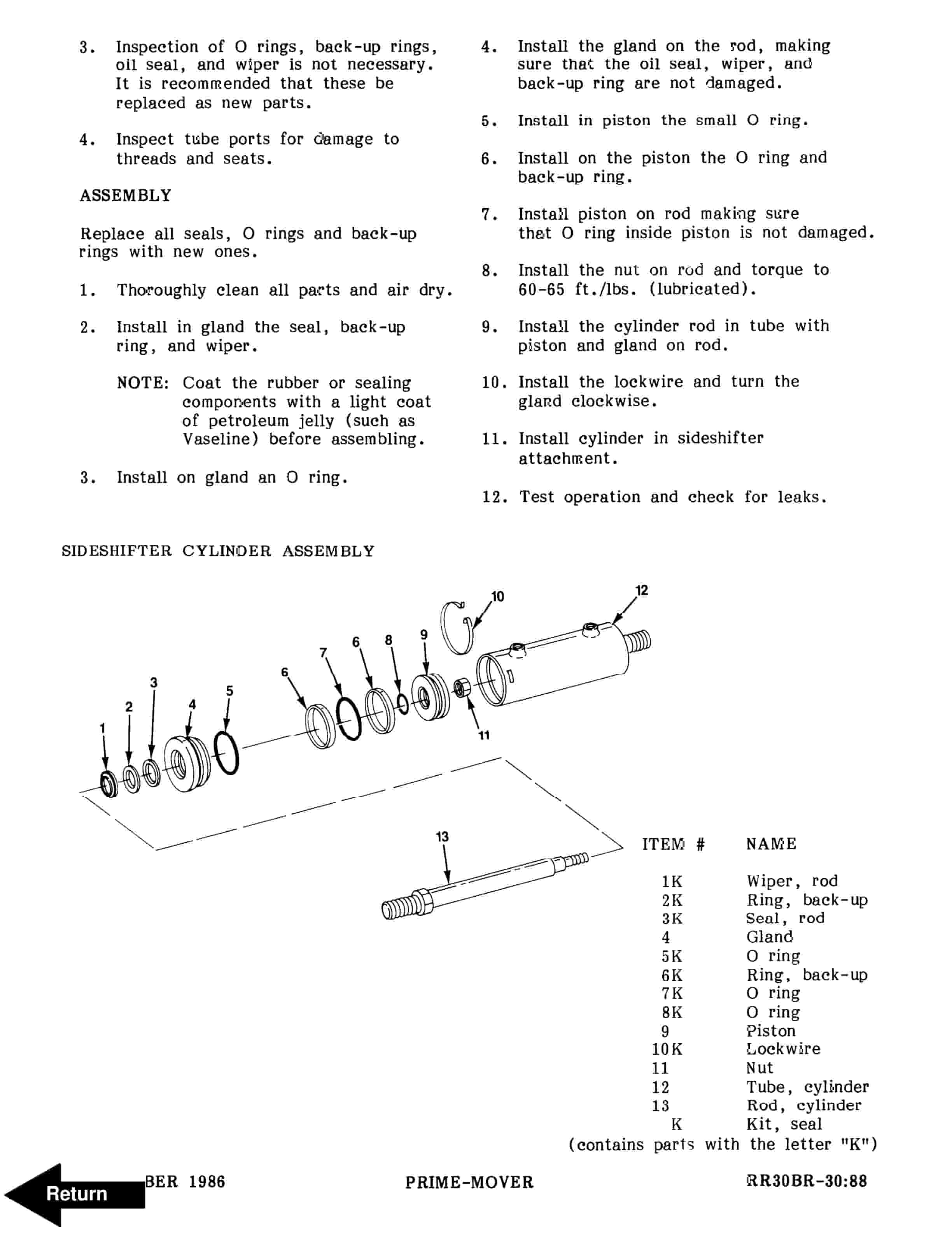 BT RR-30B Reach Truck Repair And Parts Manual 301077-000 3 BT RR-30B Reach Truck Repair And Parts Manual 301077-000 - Image 3