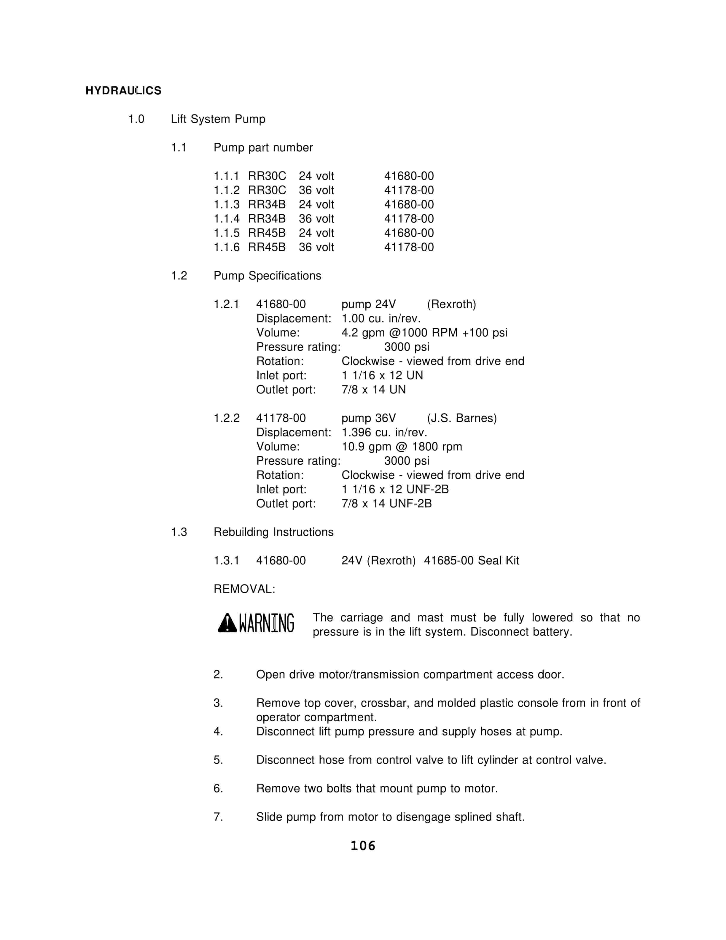 BT RR-30C Reach Truck Repair Manual RR30CR8909-2