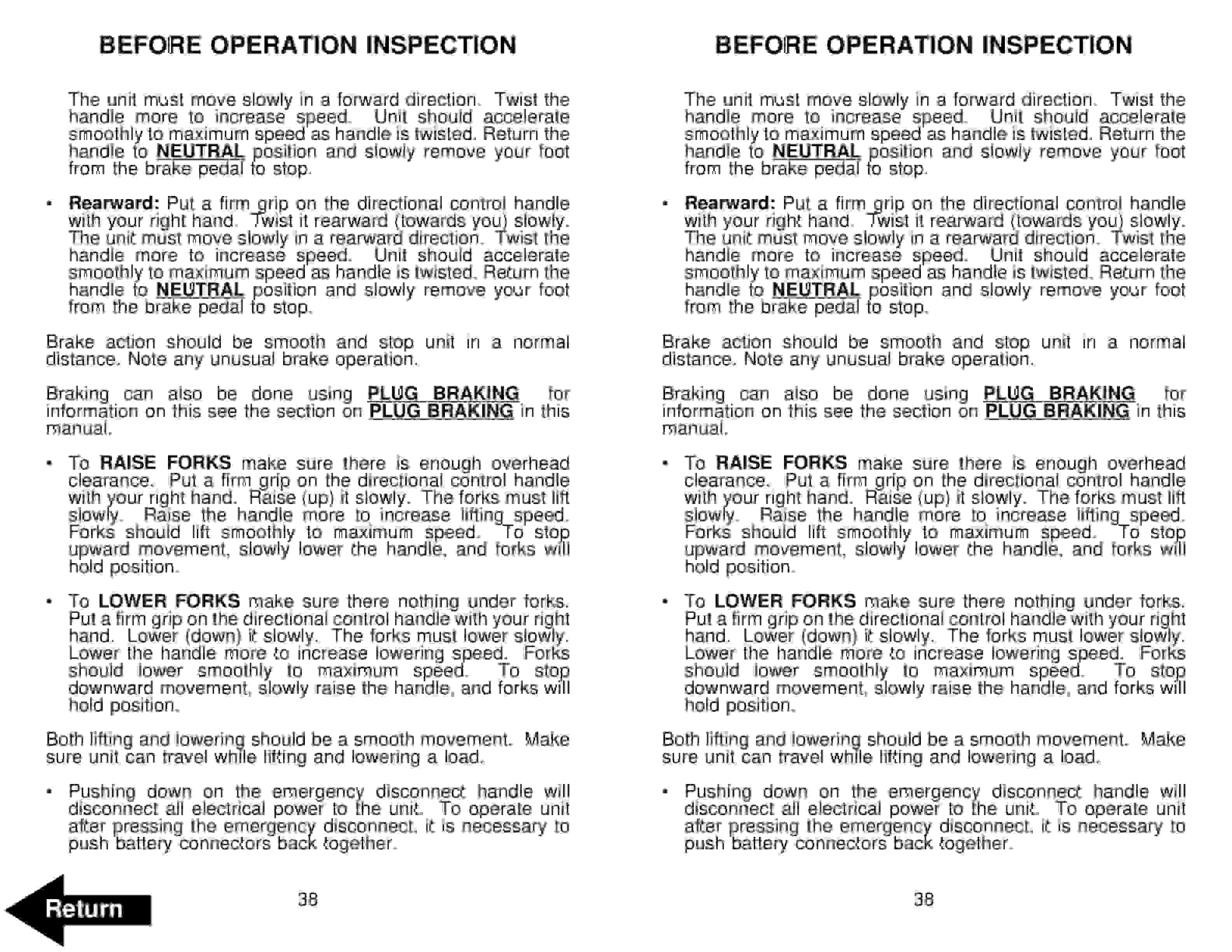 BT RR-45, RR-45Z Electric Reach Truck Operator Manual 41722-02 3 BT RR-45, RR-45Z Electric Reach Truck Operator Manual 41722-02 - Image 3