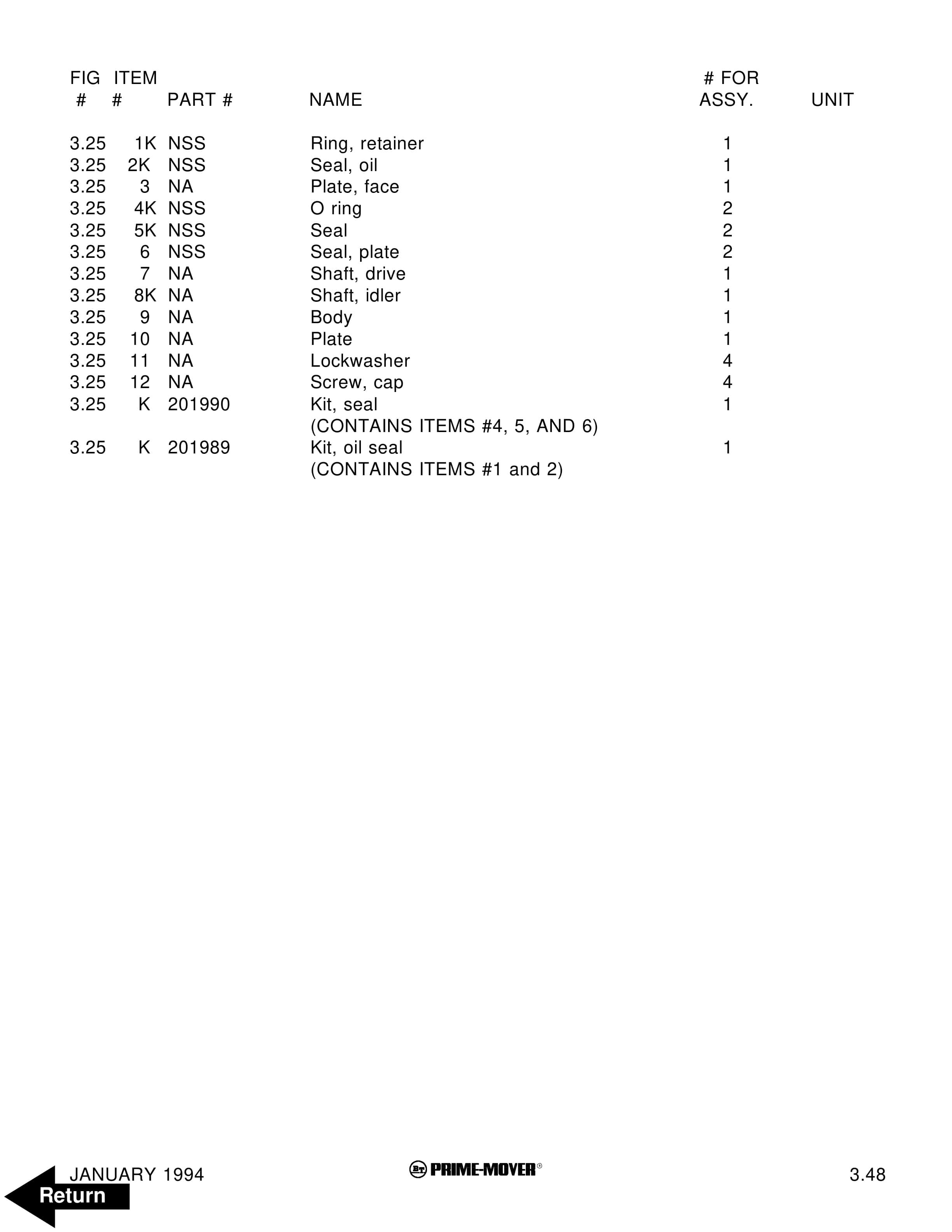 BT RR-45Z Reach Truck Parts Manual 301185-001 2 BT RR-45Z Reach Truck Parts Manual 301185-001 - Image 2