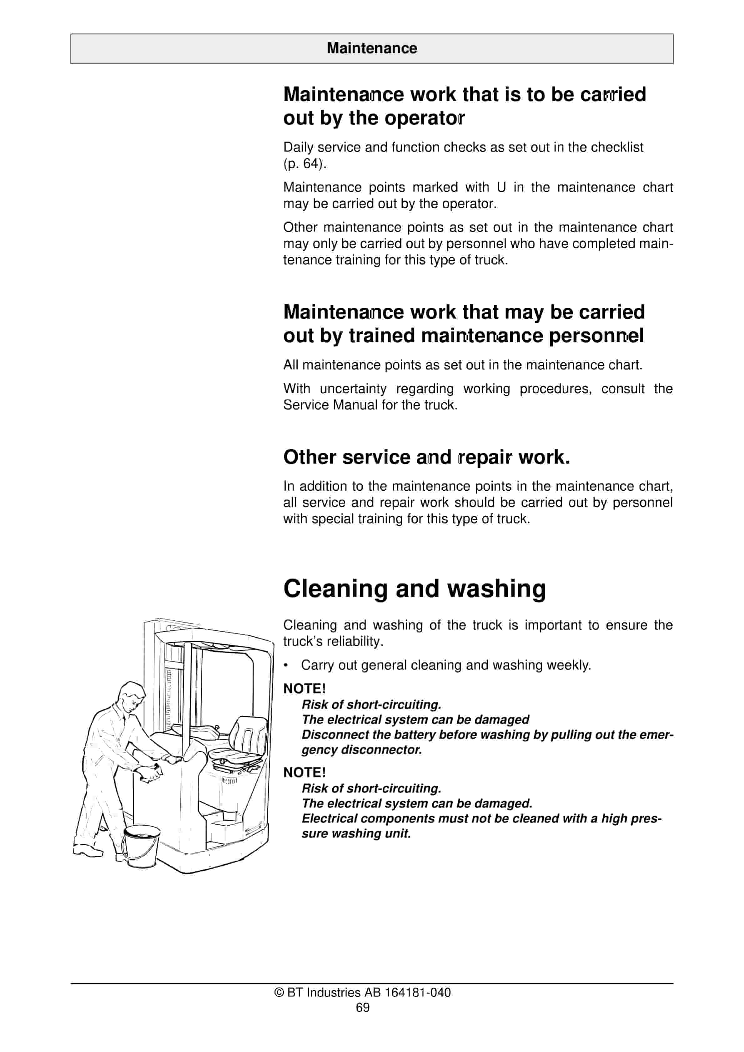 BT RR B1-8 AC-ACi, B1C-8C AC-ACi, RR E1-8 AC-ACi, E1C-8C AC-ACi, RR N1-3 AC-ACi, N1C-3C AC-ACi Operator Manual 164181-040 5 BT RR B1-8 AC-ACi, B1C-8C AC-ACi, RR E1-8 AC-ACi, E1C-8C AC-ACi, RR N1-3 AC-ACi, N1C-3C AC-ACi Operator Manual 164181-040 - Image 5