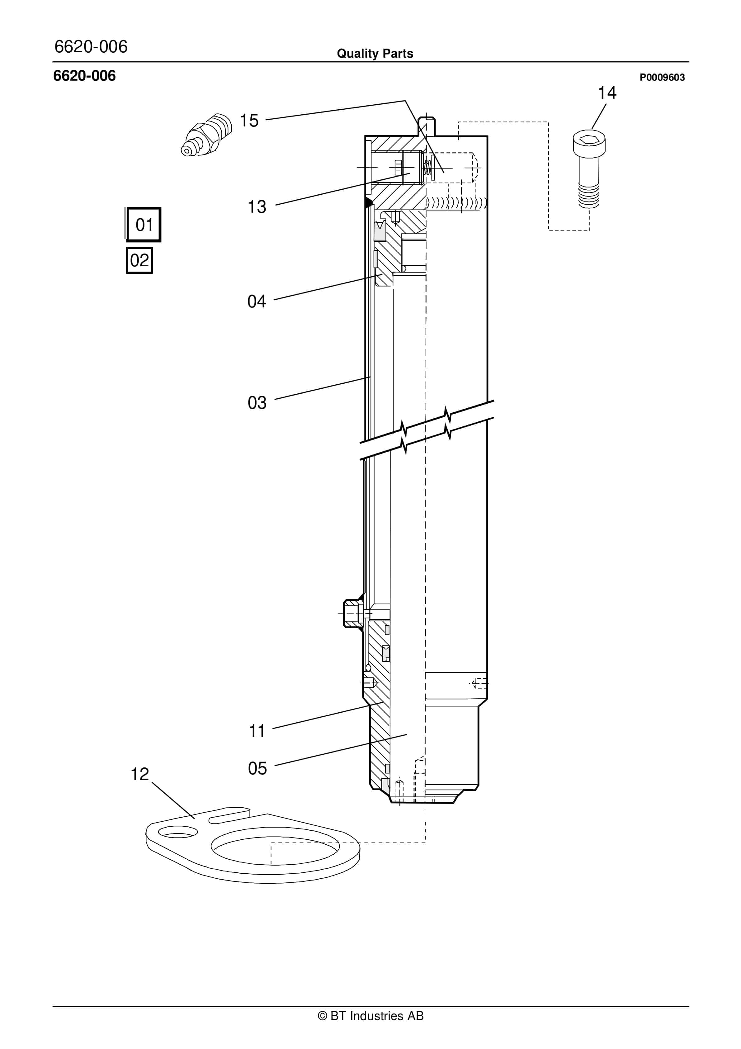 BT RR B1, RR B2, RR B3, RR E1, RR E2, RR E3(C), RR 15 (AC)(ACi) Quality Parts 181965 4 BT RR B1, RR B2, RR B3, RR E1, RR E2, RR E3(C), RR 15 (AC)(ACi) Quality Parts 181965 - Image 4