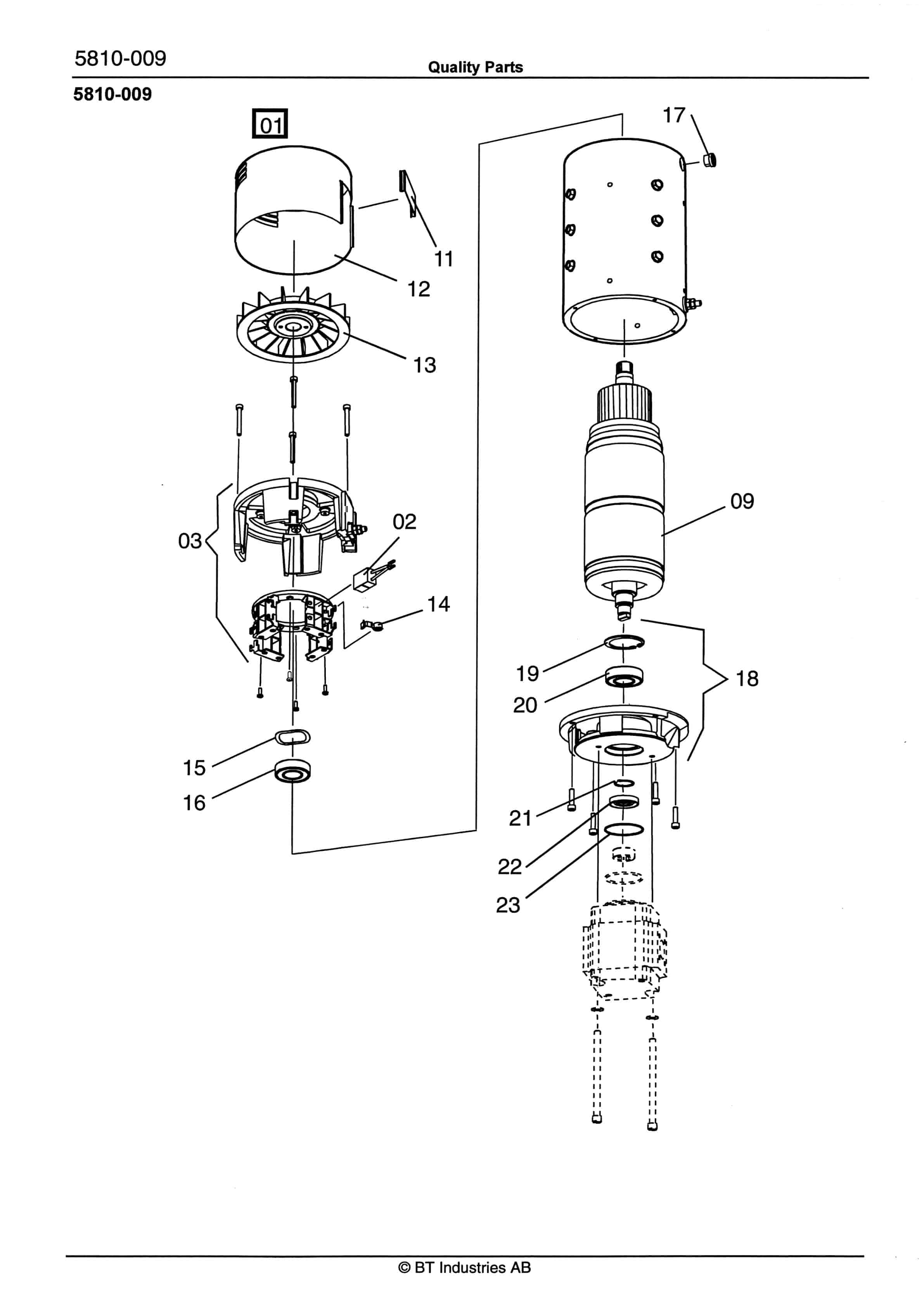 BT RR B2 Quality Parts 165696-4