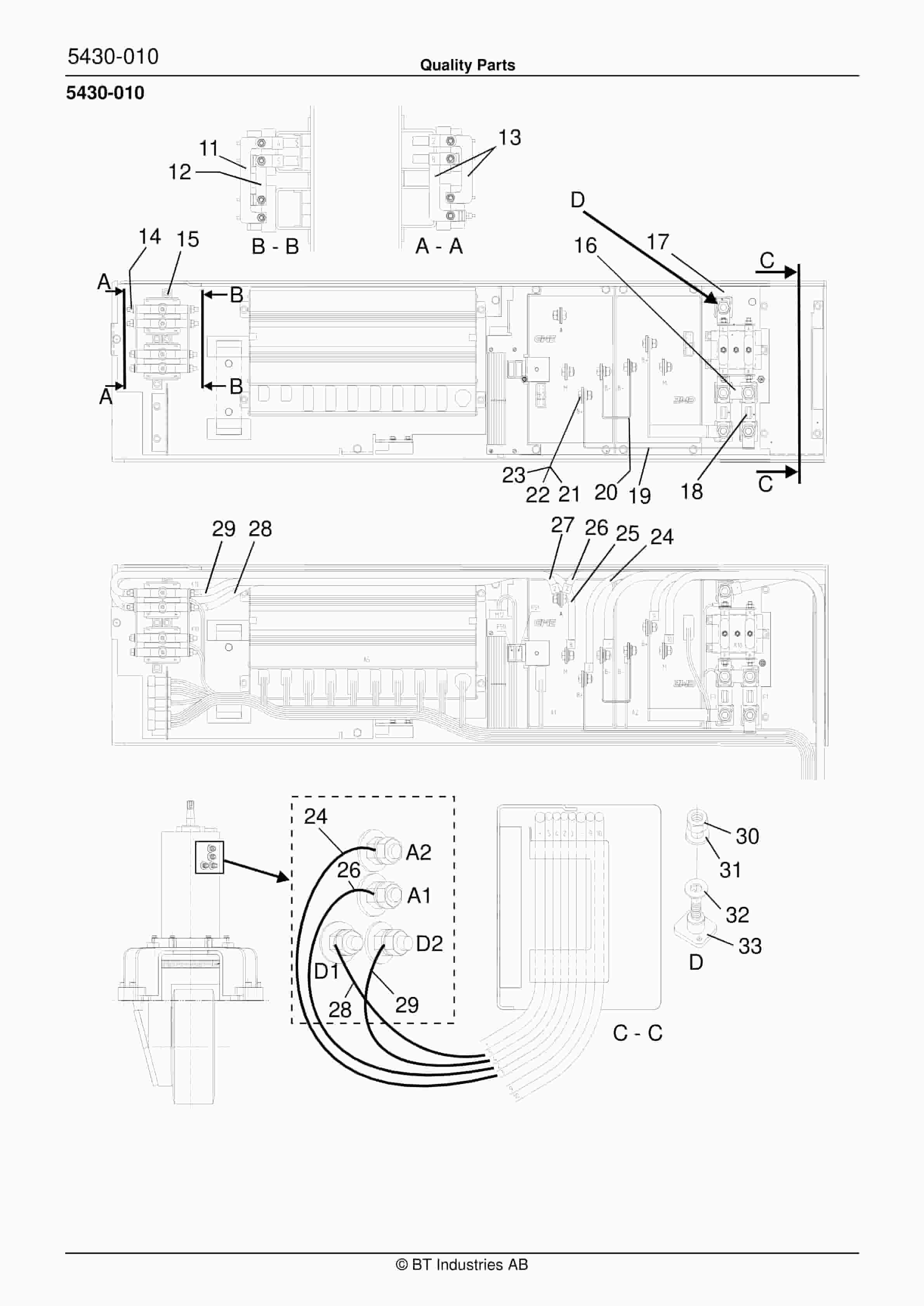 BT RR B7, RR B8, RR E7, RR E8(C), RR 14(DC) Quality Parts 155522 2 BT RR B7, RR B8, RR E7, RR E8(C), RR 14(DC) Quality Parts 155522 - Image 2