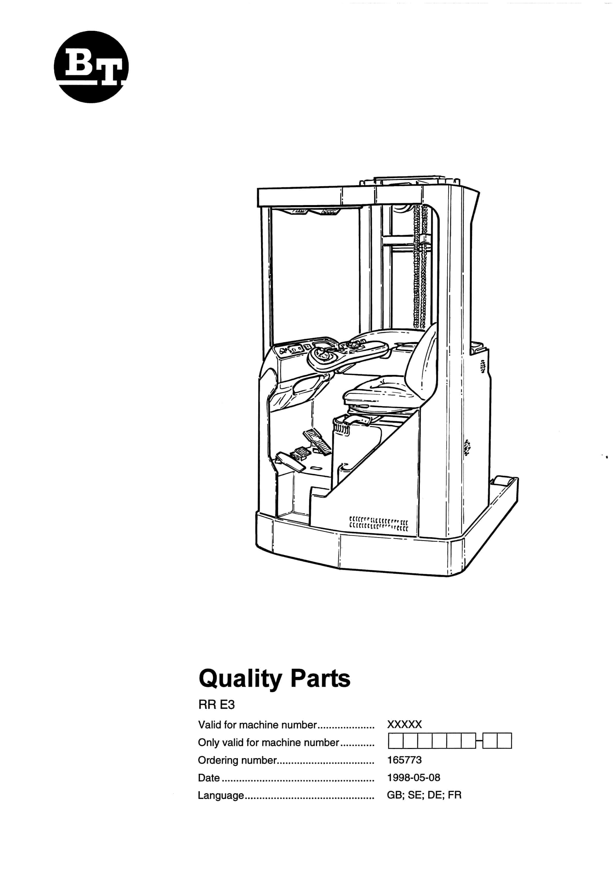 BT RR E3 Quality Parts 165773
