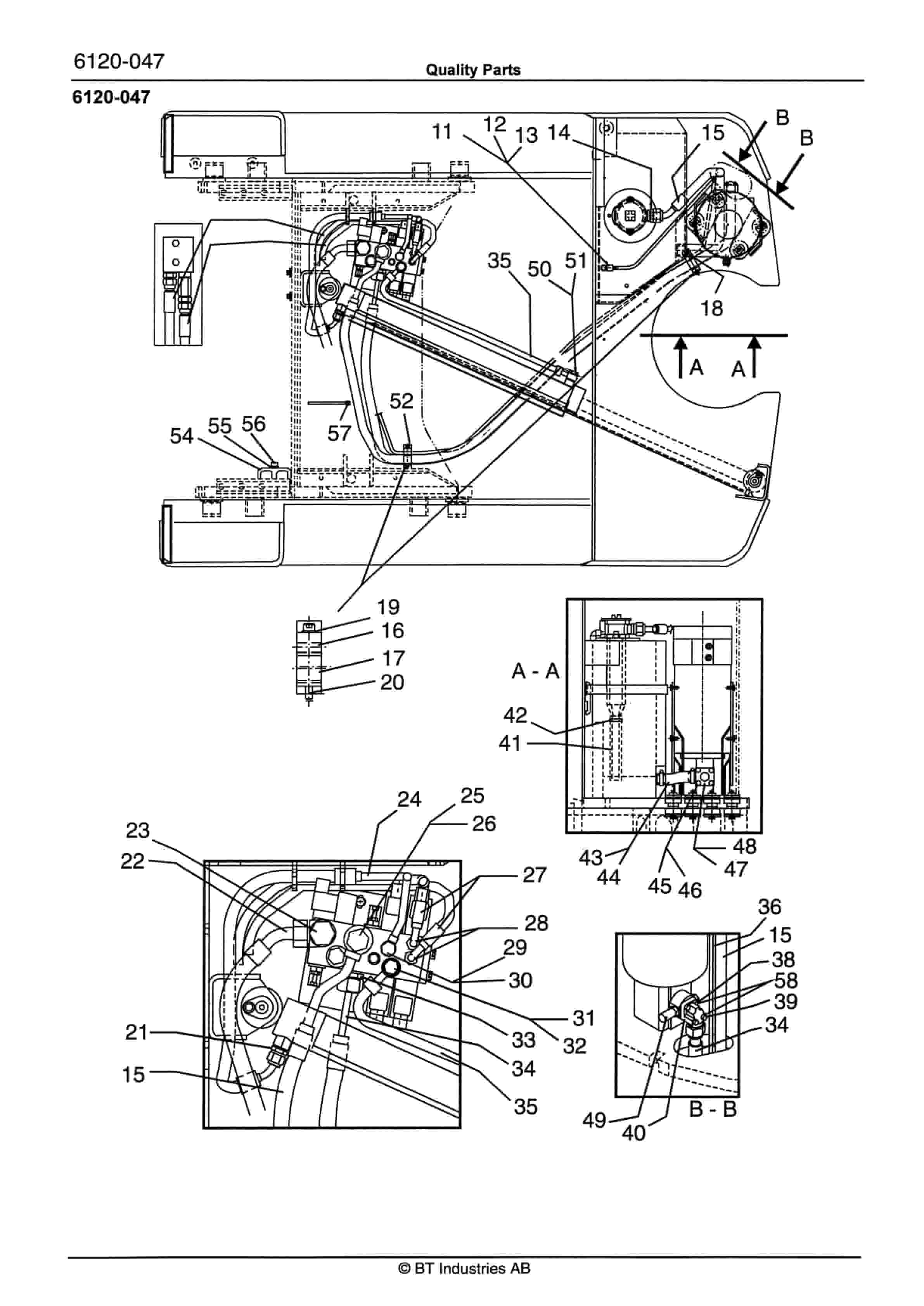 BT RR E7C-14 Quality Parts 166310 3 BT RR E7C-14 Quality Parts 166310-3