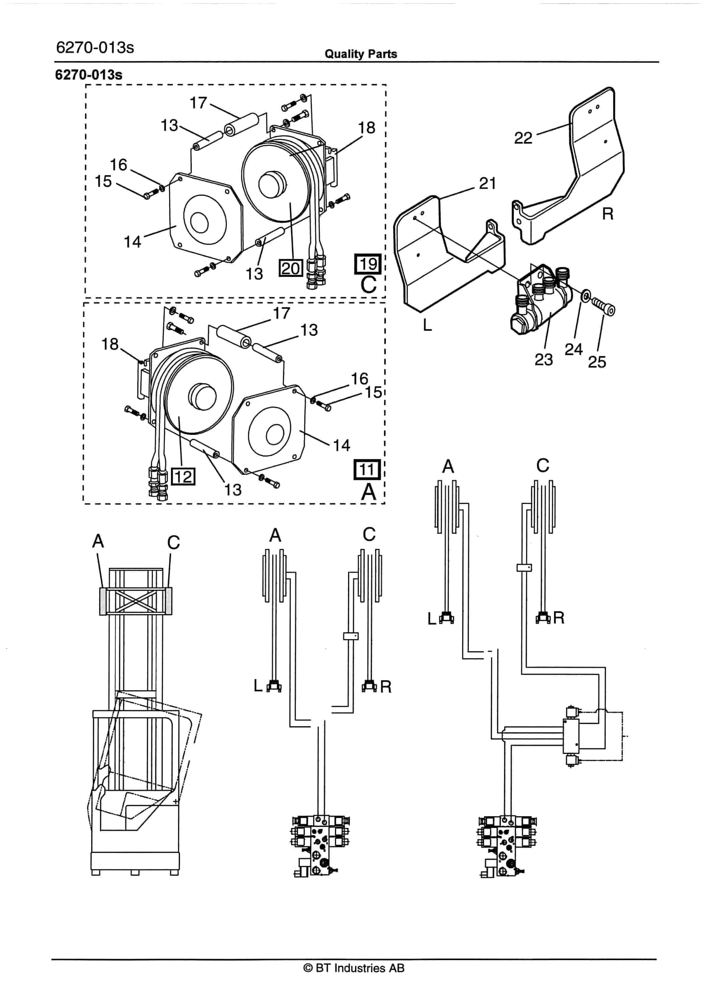 BT RR E7C-14 Quality Parts 166310 5 BT RR E7C-14 Quality Parts 166310-5