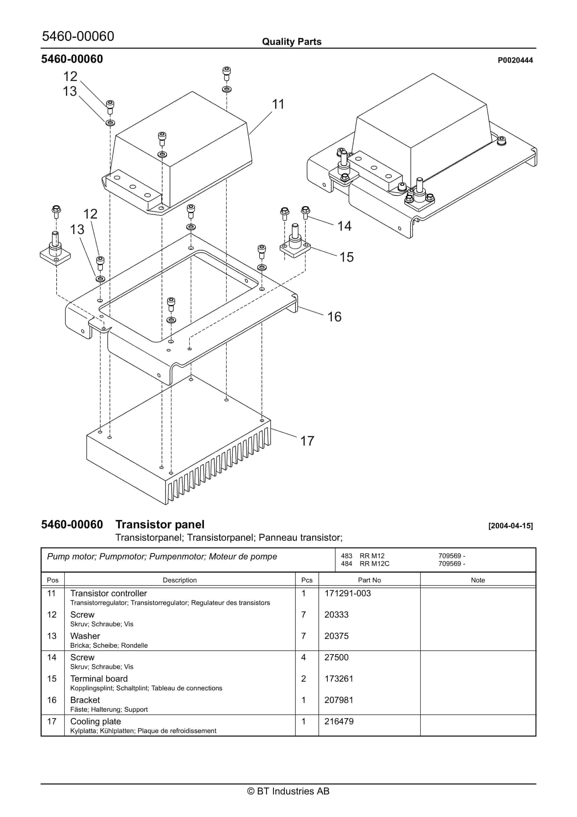 BT RR M12, RR M12C Quality Parts 218897 2 BT RR M12, RR M12C Quality Parts 218897 - Image 2