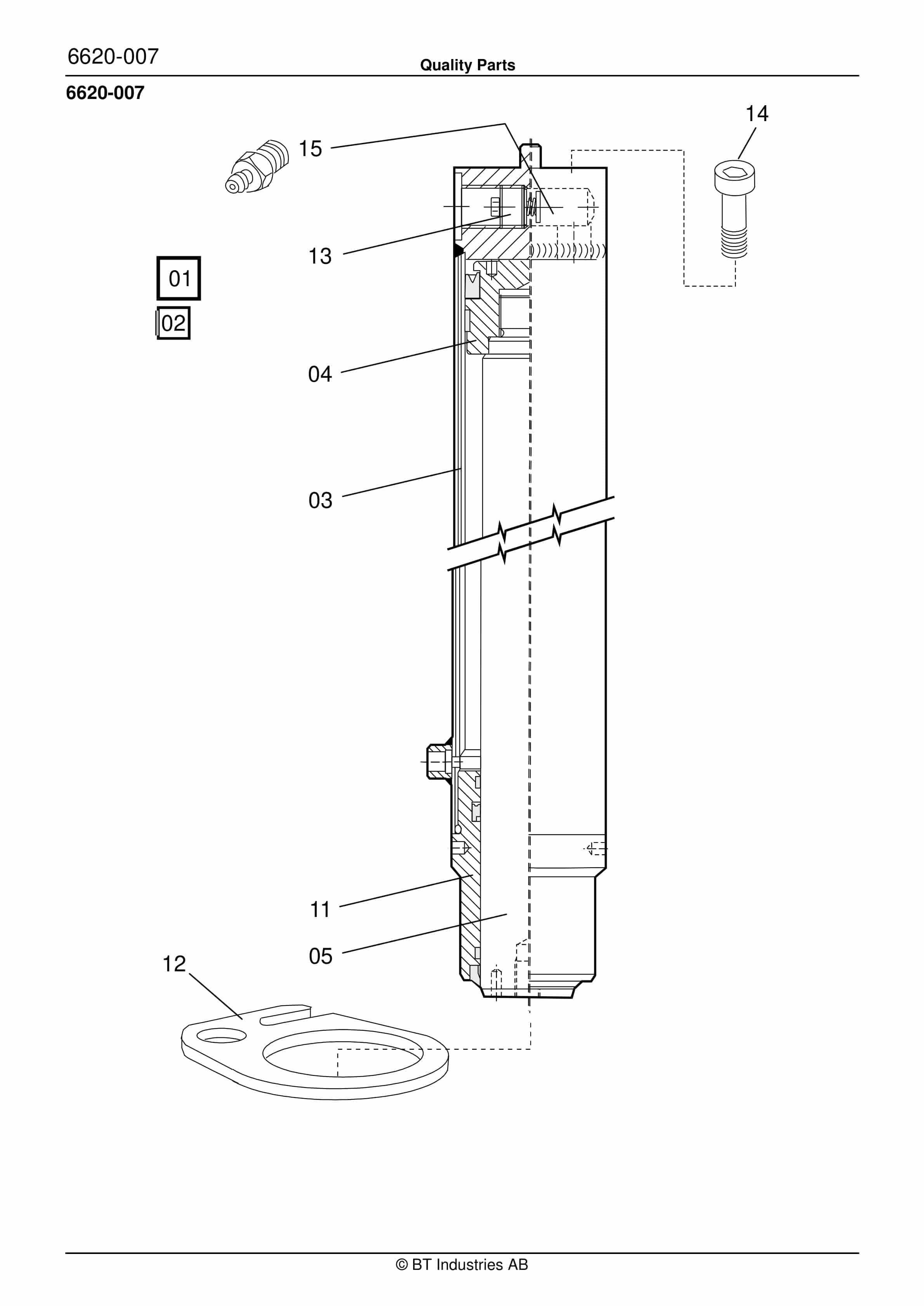 BT RR N1, RR N2, RR N3(C)-15(AC)(ACi) Quality Parts 173458 4 BT RR N1, RR N2, RR N3(C)-15(AC)(ACi) Quality Parts 173458 - Image 4