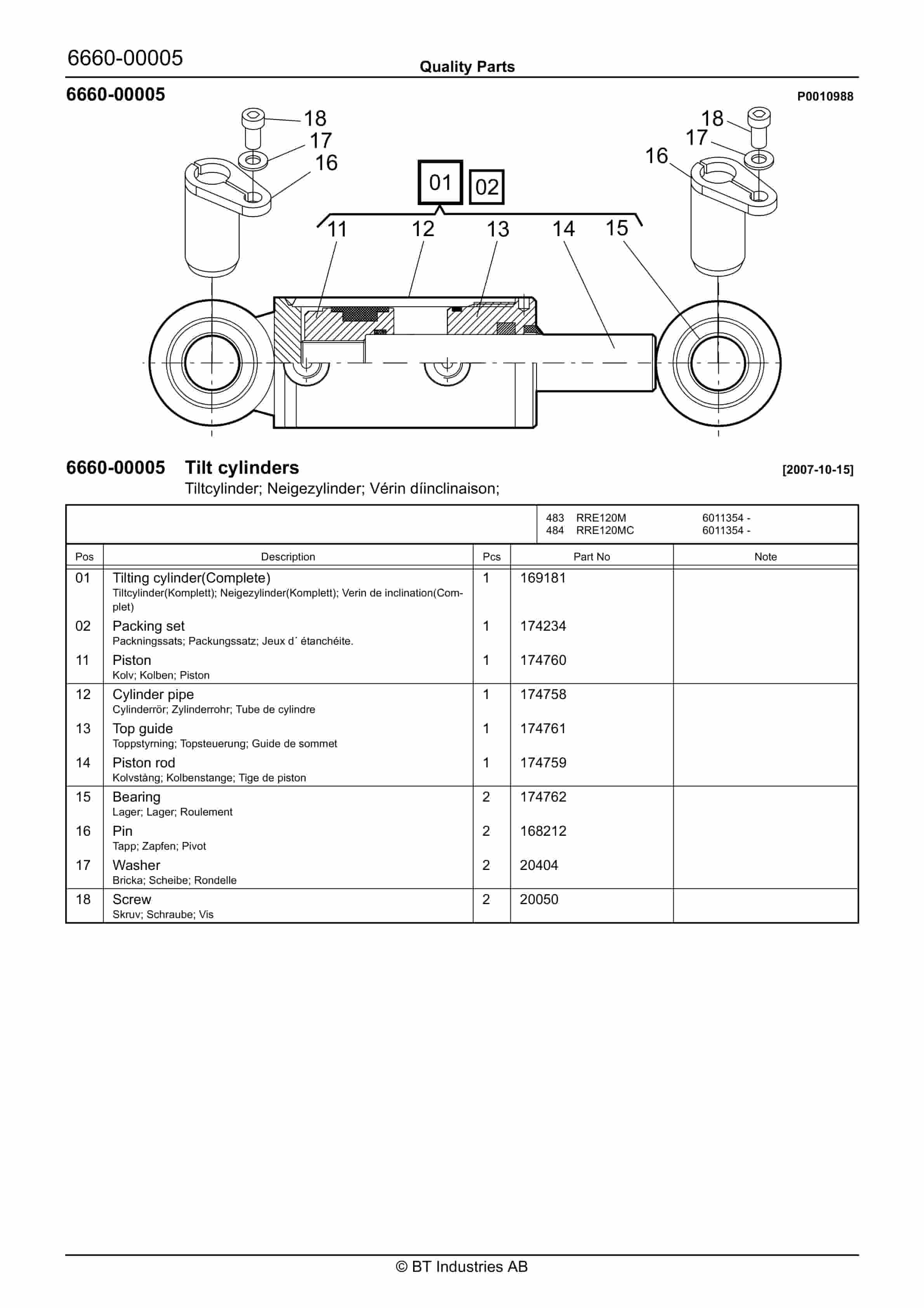 BT RRE120M, RRE120MC Quality Parts 252321 4 BT RRE120M, RRE120MC Quality Parts 252321 - Image 4
