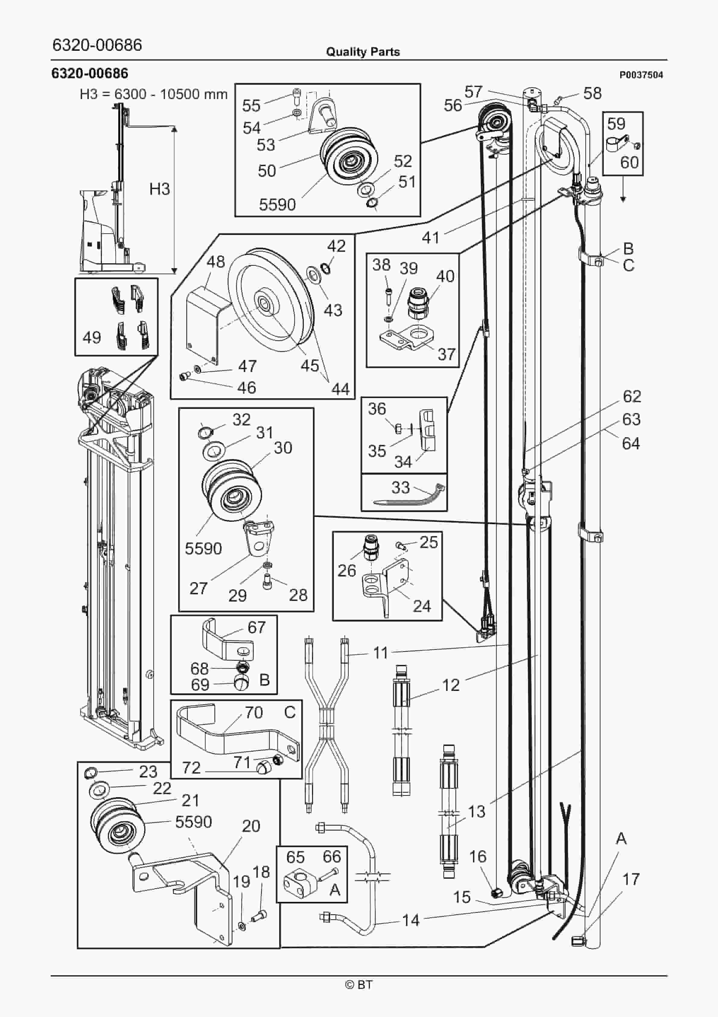 BT RRE140 Quality Parts 7525078 3 BT RRE140 Quality Parts 7525078 - Image 3