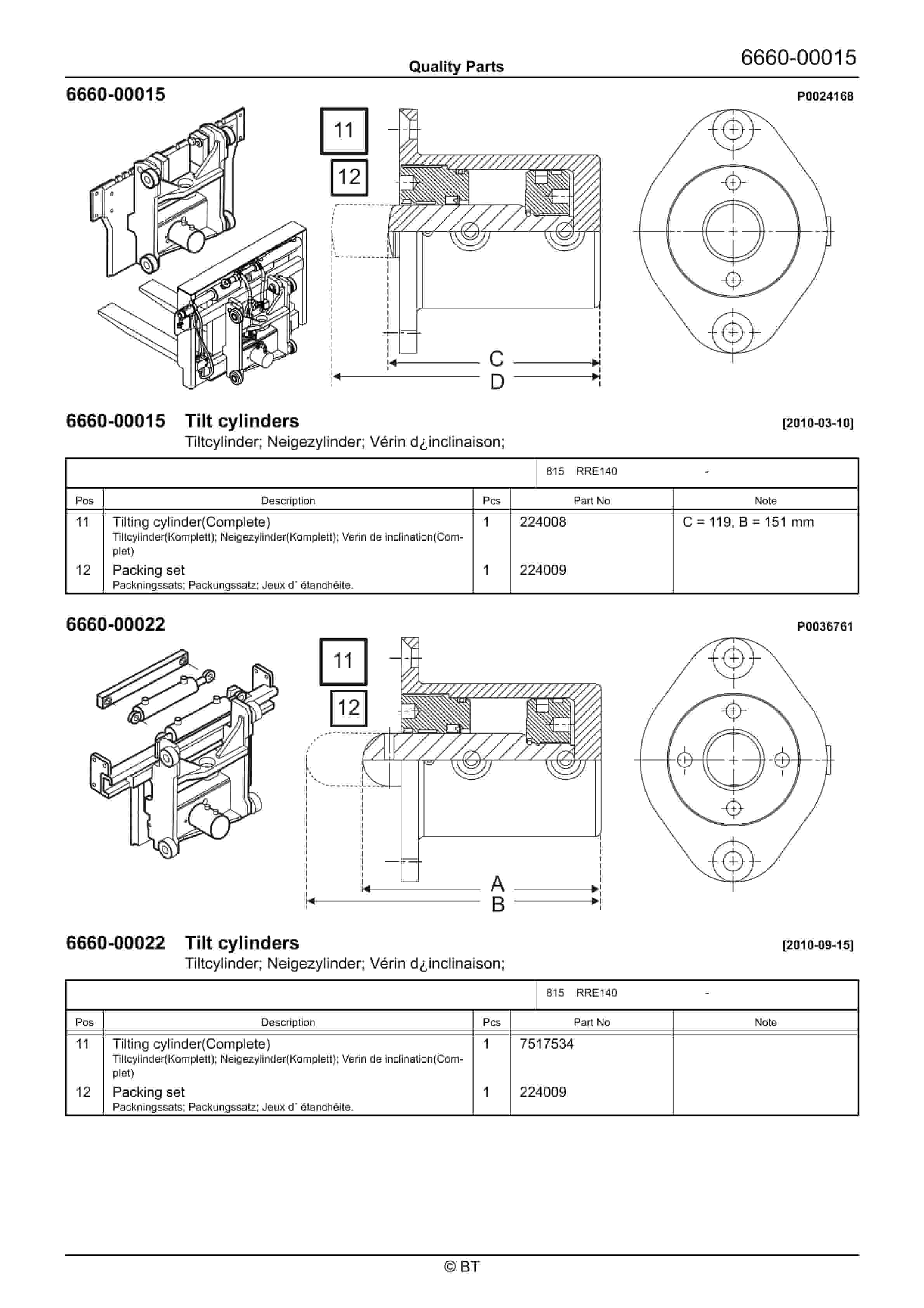 BT RRE140 Quality Parts 7525078 4 BT RRE140 Quality Parts 7525078 - Image 4