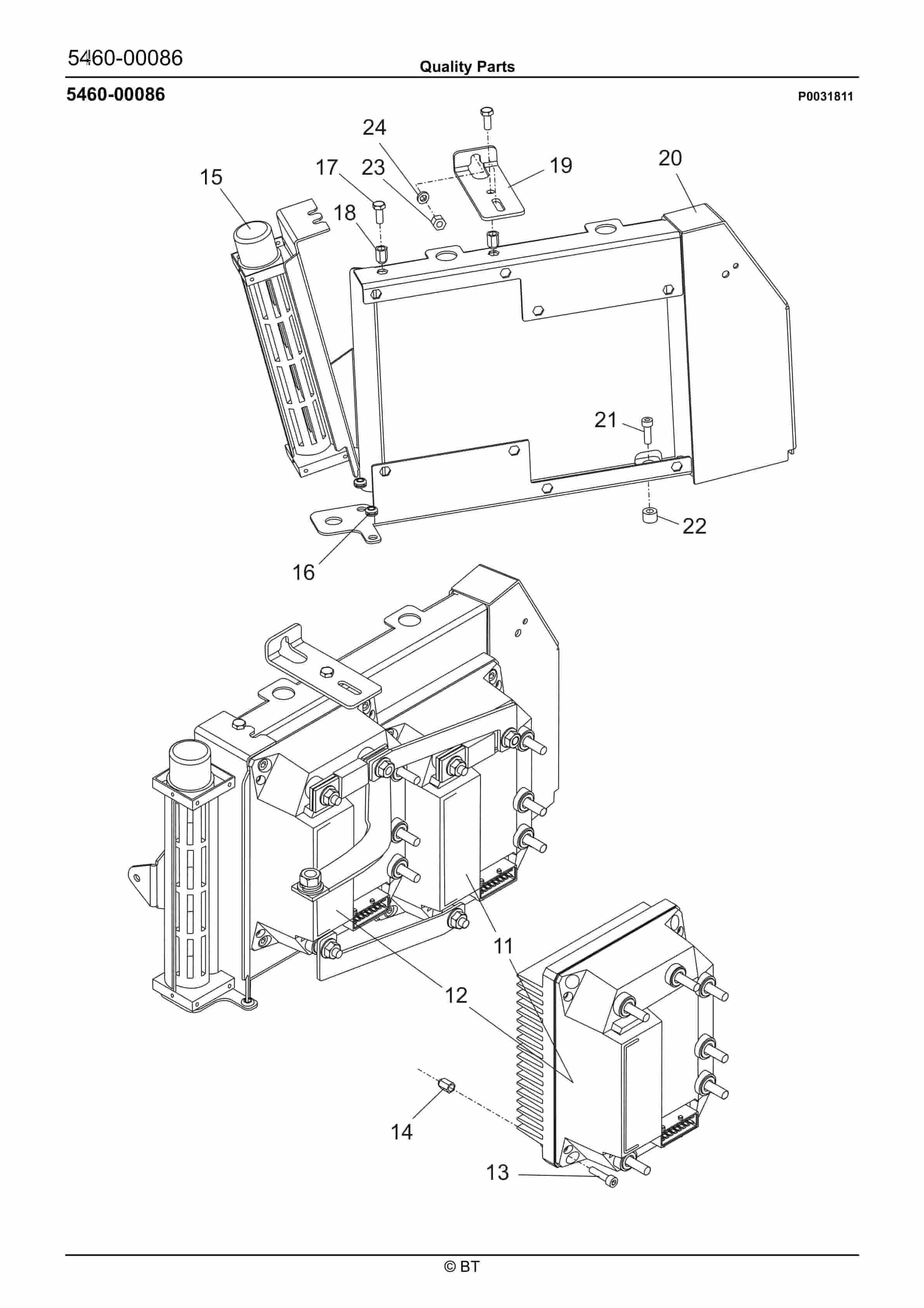 Alternative view of BT RRE160CC Quality Parts 7515666