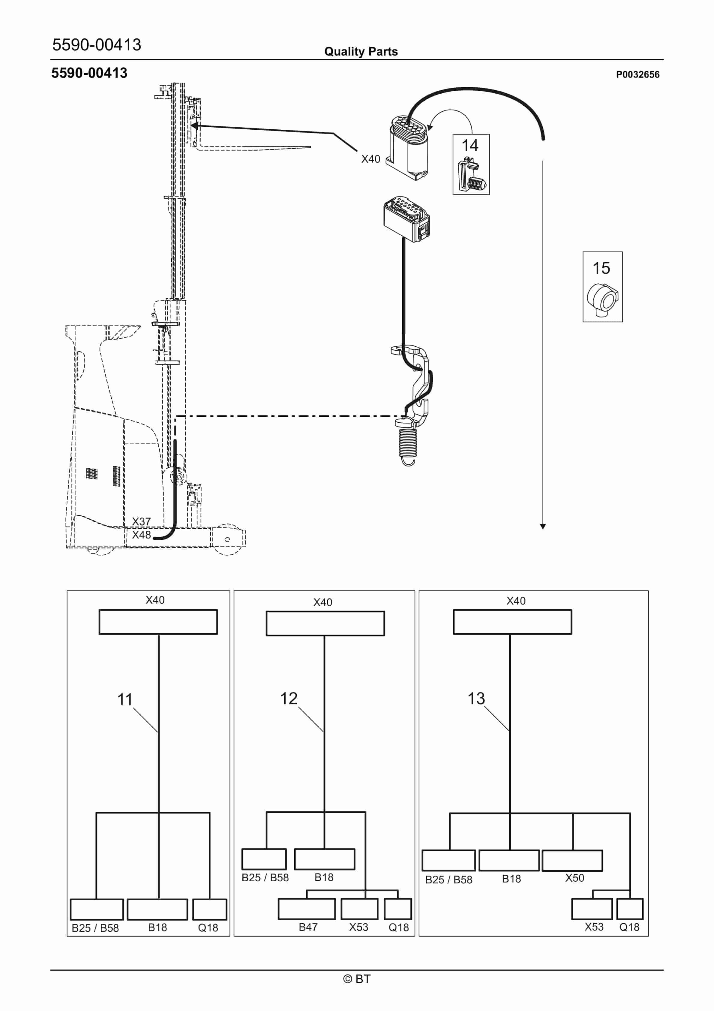 Alternative view of BT RRE160CC, RRE160ECC Quality Parts 7523033