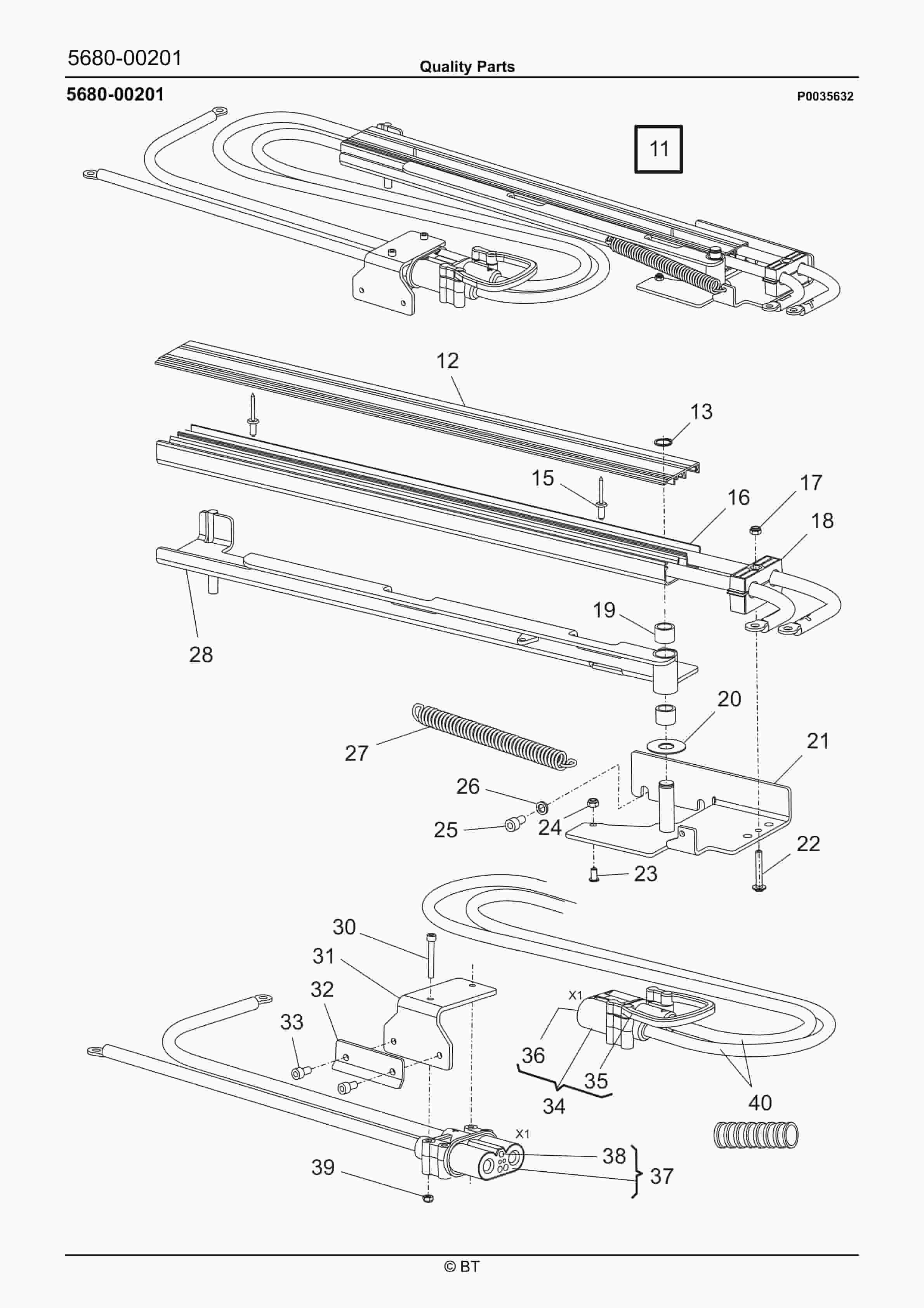 Alternative view of BT RRE160E Quality Parts 7524950