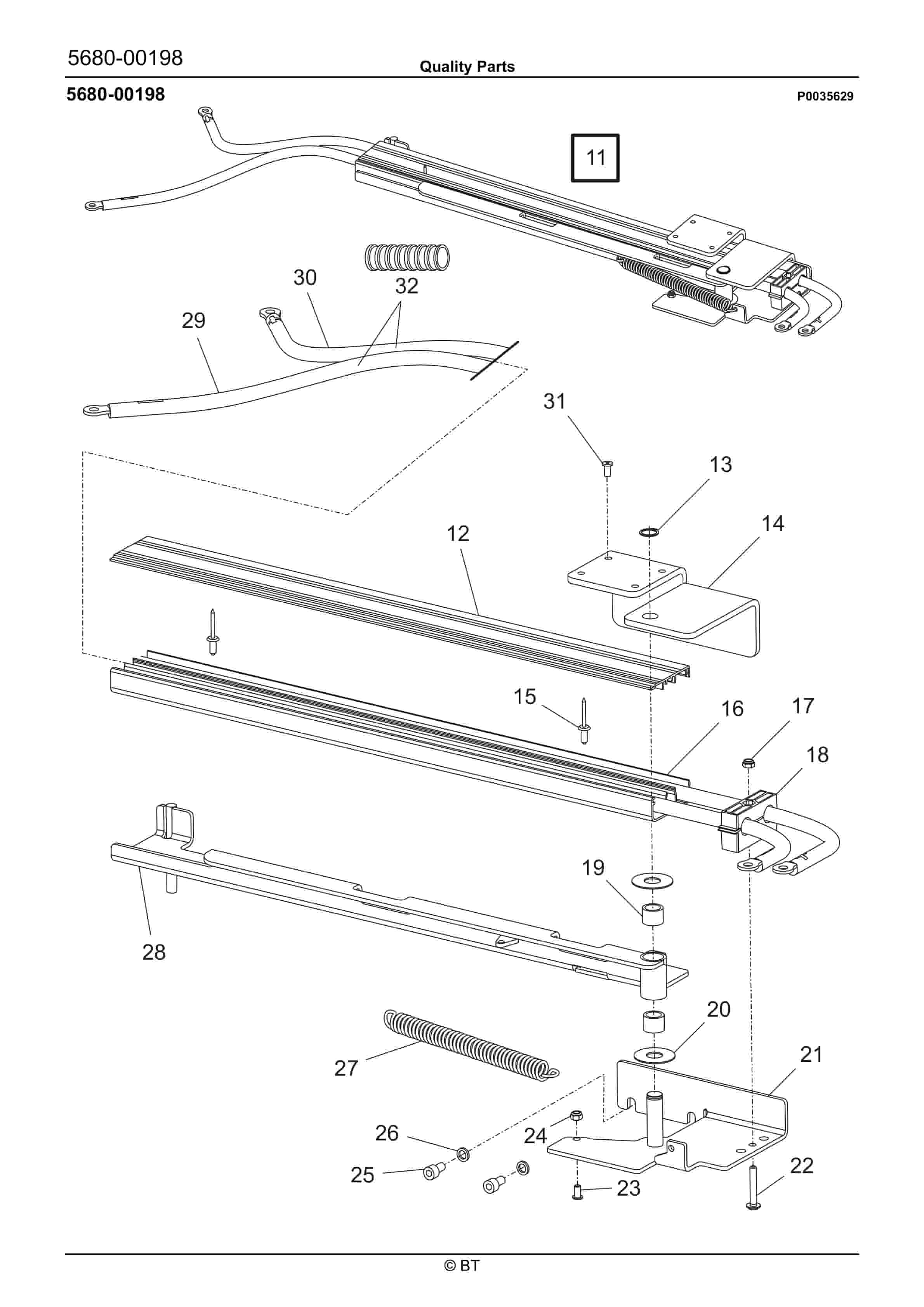 BT RRE180 Quality Parts 7520936 2 BT RRE180 Quality Parts 7520936 - Image 2