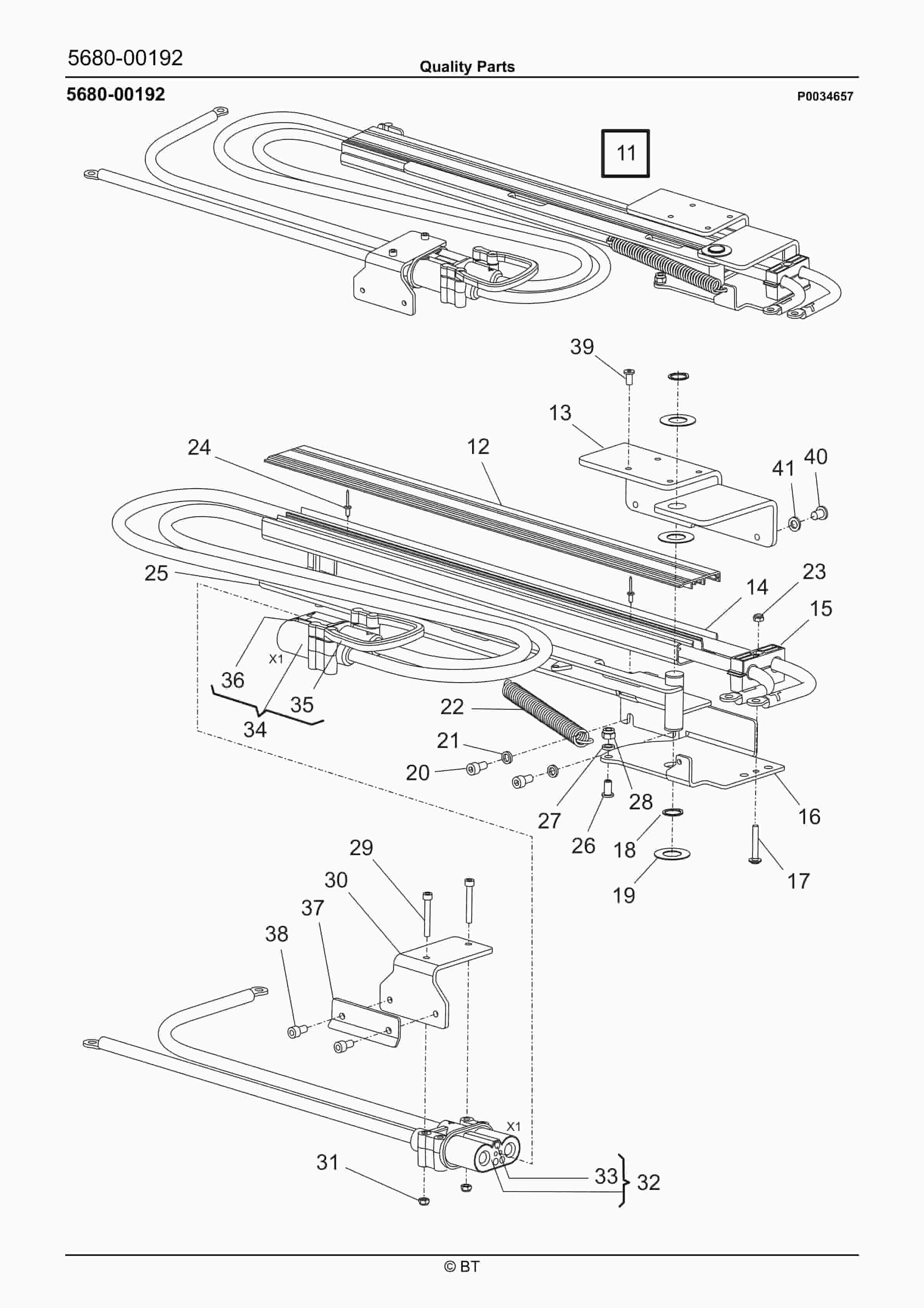 BT RRE200, RRE200C, RRE200E, RRE200EC Quality Parts 7509896 2 BT RRE200, RRE200C, RRE200E, RRE200EC Quality Parts 7509896 - Image 2