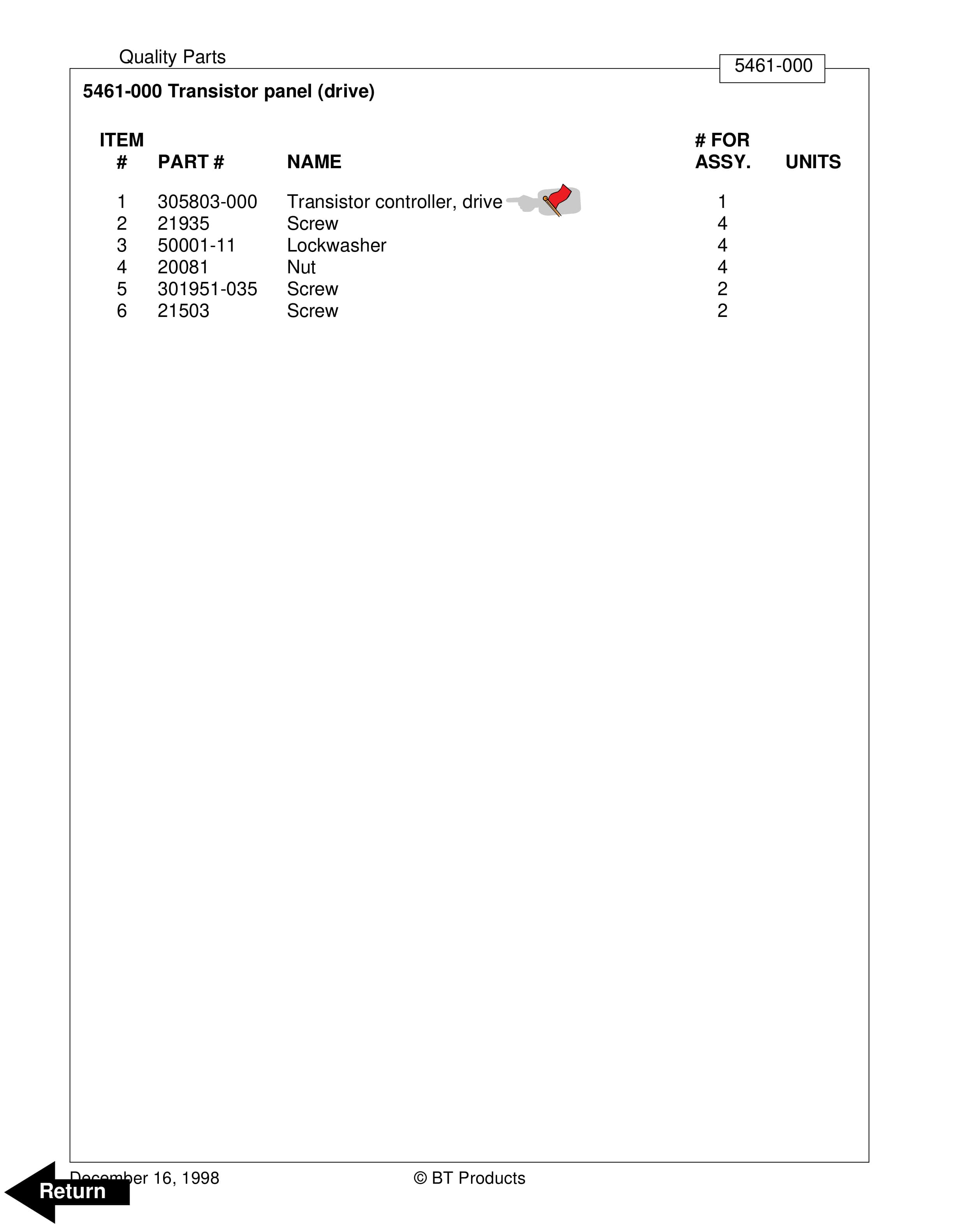 BT RRXTH Electric Stand-Up Rider Truck Parts Manual 309787-000 4 BT RRXTH Electric Stand-Up Rider Truck Parts Manual 309787-000 - Image 4