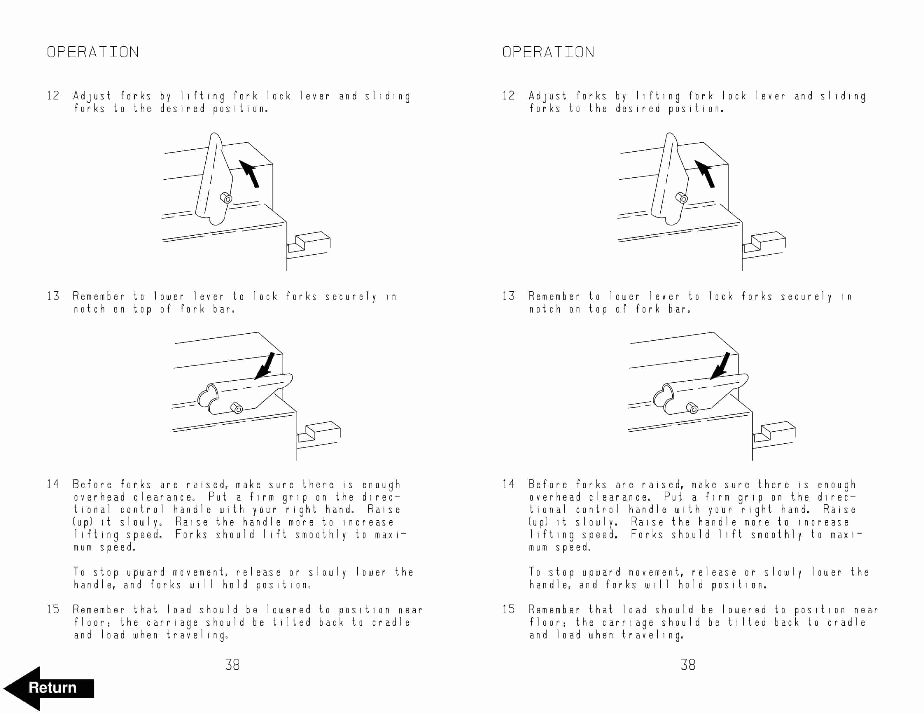 BT RS-50B Electric Straddle Truck Operator Manual 301041-001 5 BT RS-50B Electric Straddle Truck Operator Manual 301041-001 - Image 5