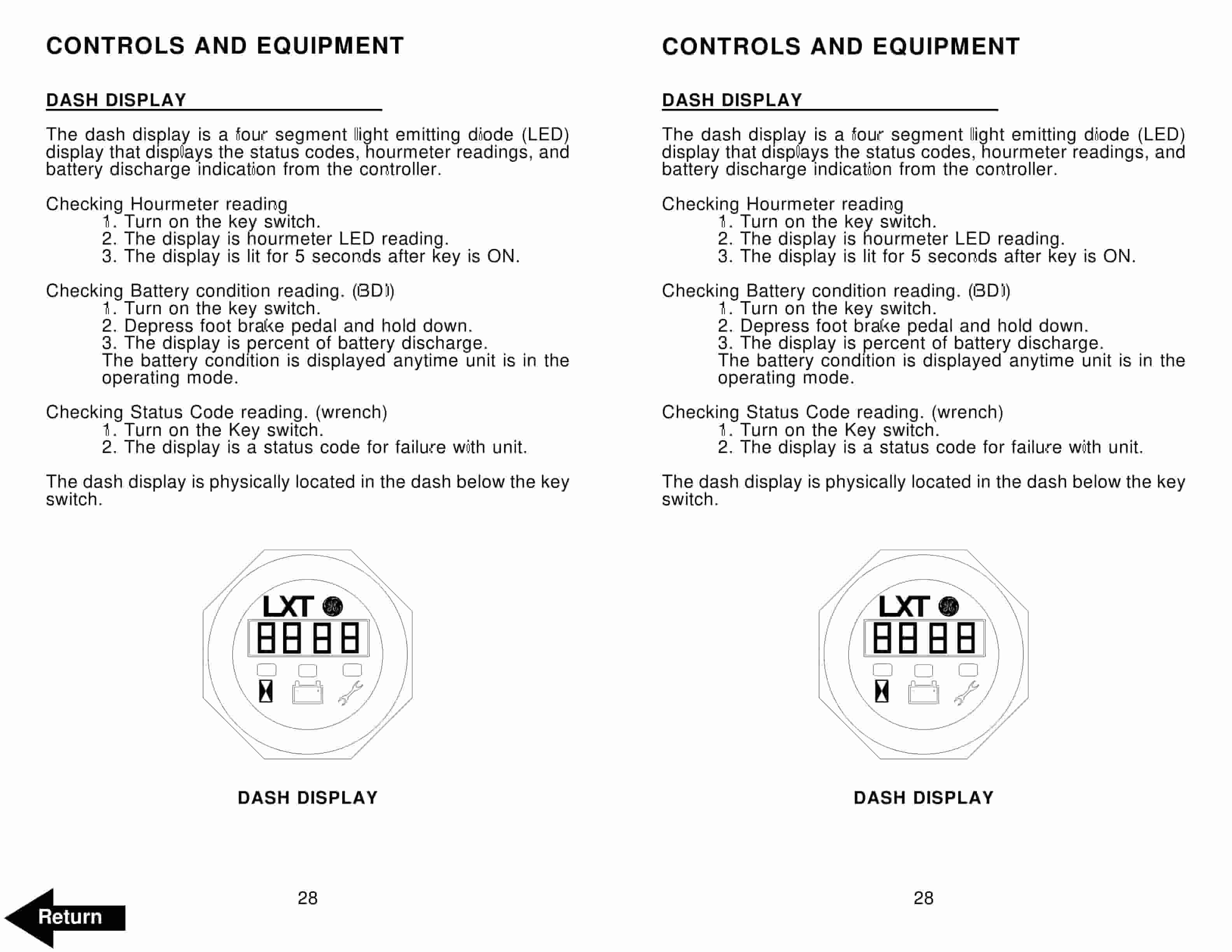 Alternative view of BT RS-50B Electric Straddle Truck Operator Manual 301041-002