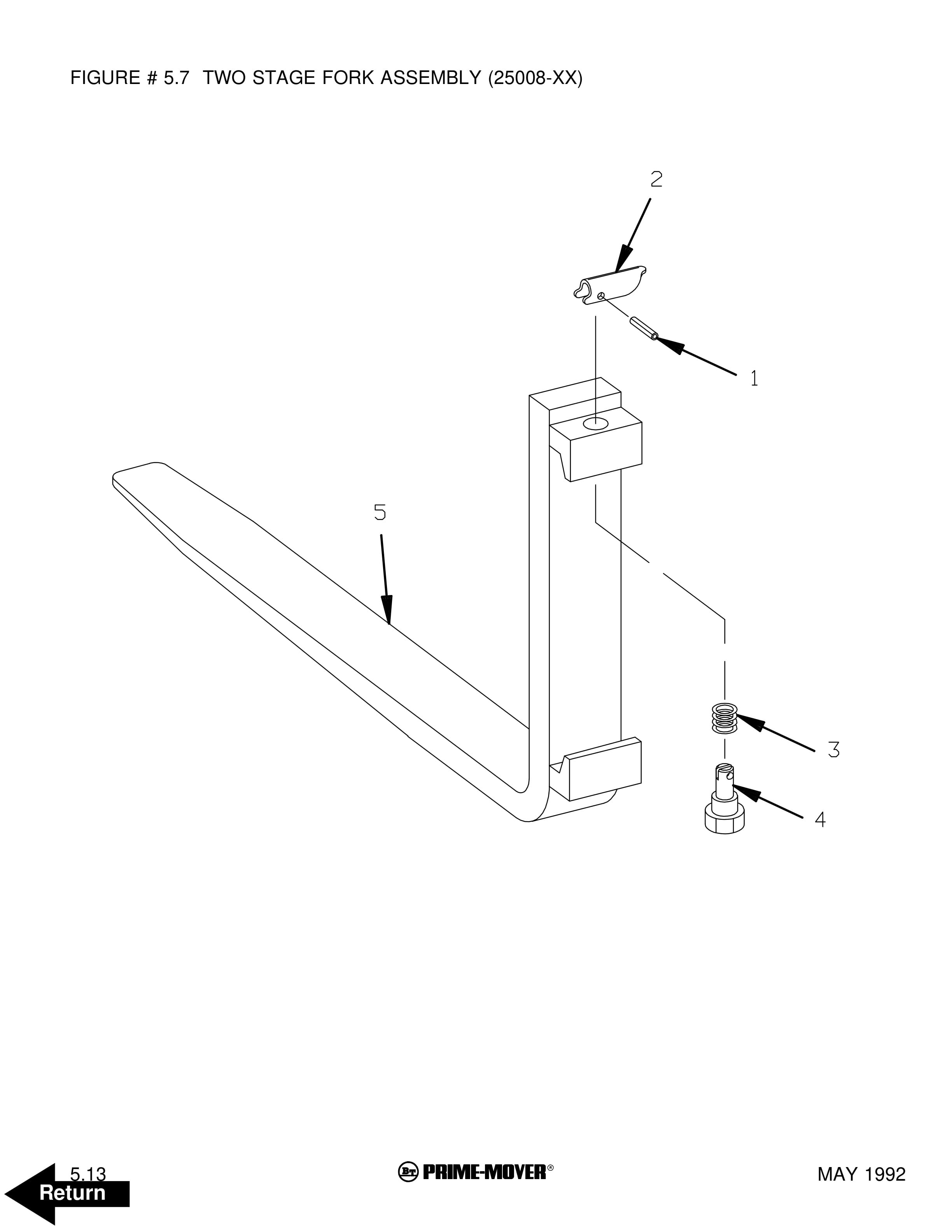BT RS-50B Electric Straddle Truck Parts Manual 301042-002 5 BT RS-50B Electric Straddle Truck Parts Manual 301042-002 - Image 5