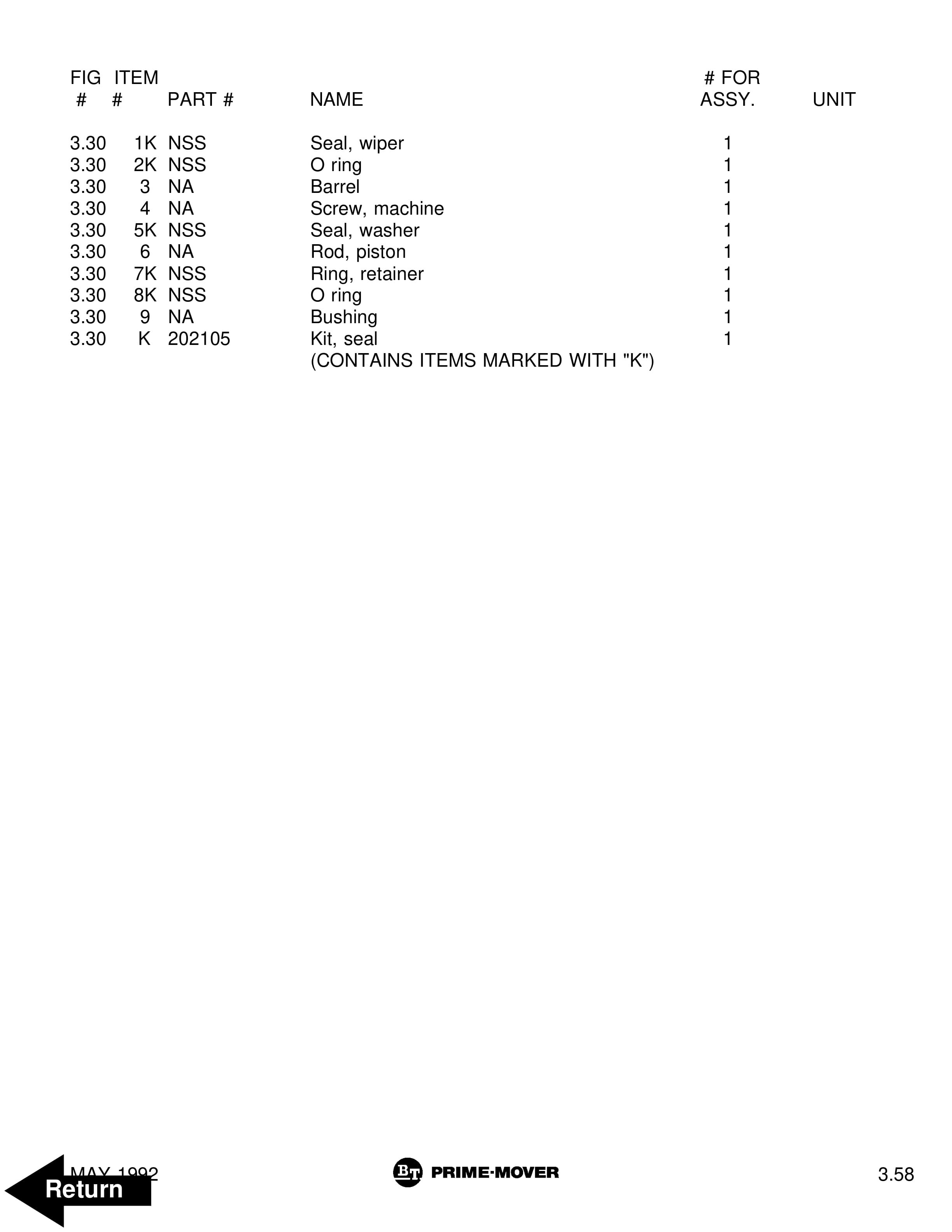 BT RS-50B Electric Straddle Truck Parts Manual 301042-003 2 BT RS-50B Electric Straddle Truck Parts Manual 301042-003 - Image 2